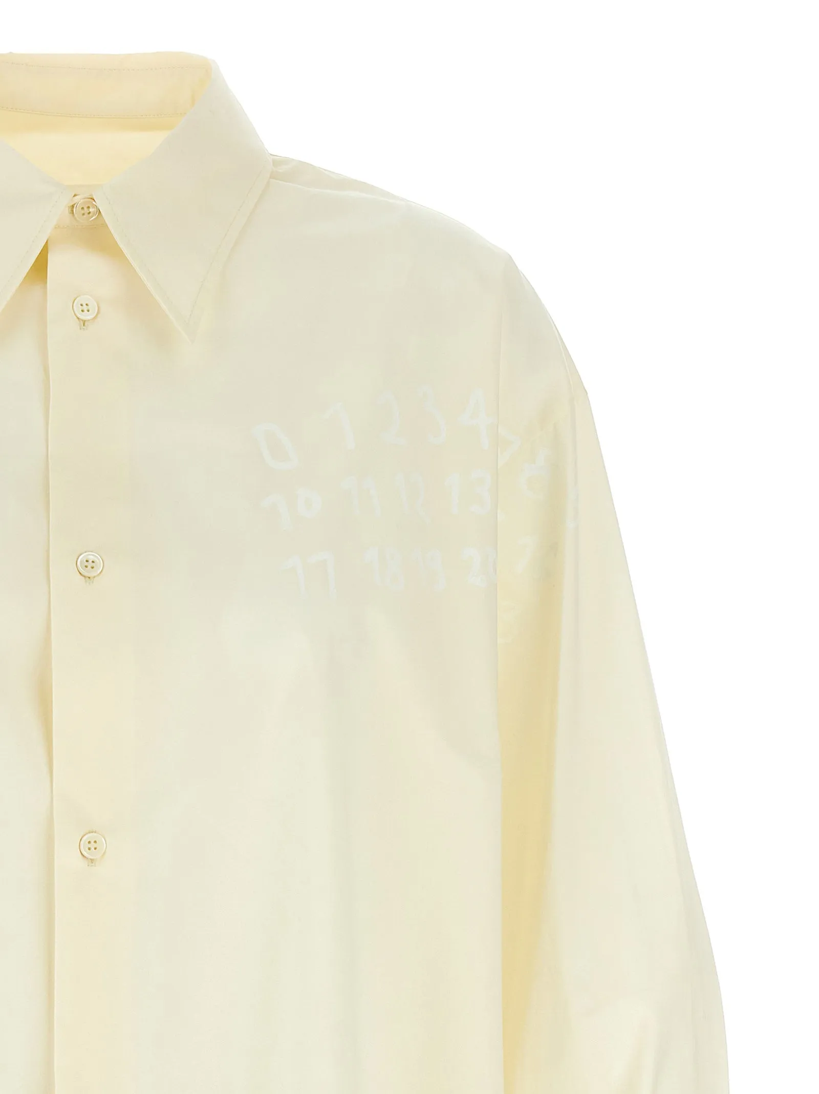 Logo Print Chemisier Dress Abiti Bianco