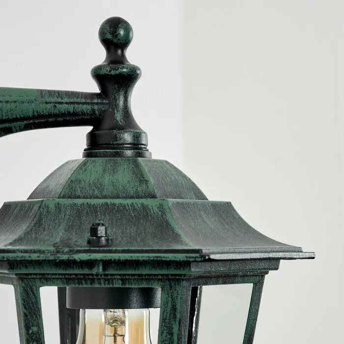 Loria Applique da esterno Verde, Nero, 1-Luce