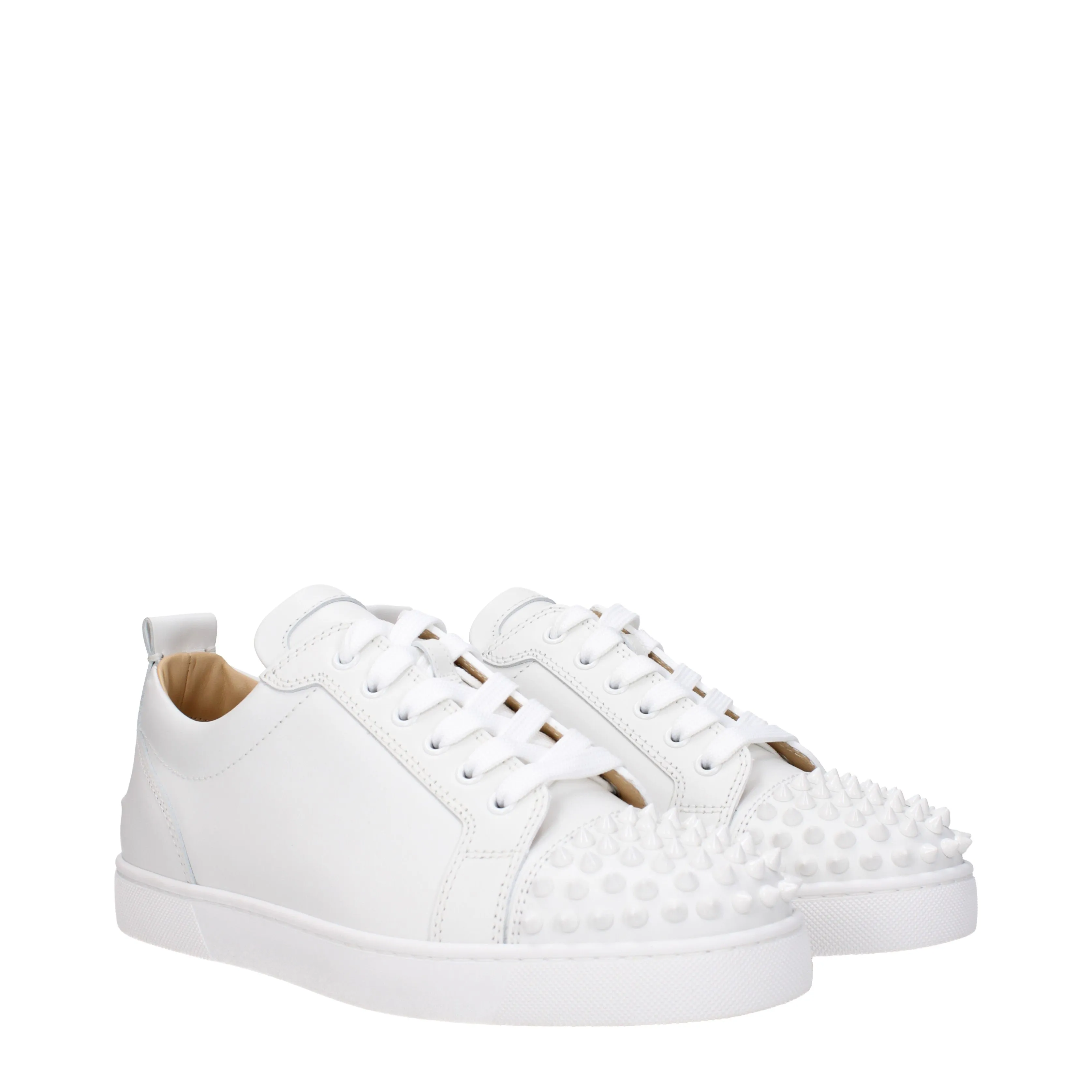 Louboutin Sneakers Louis junior Uomo Pelle Bianco