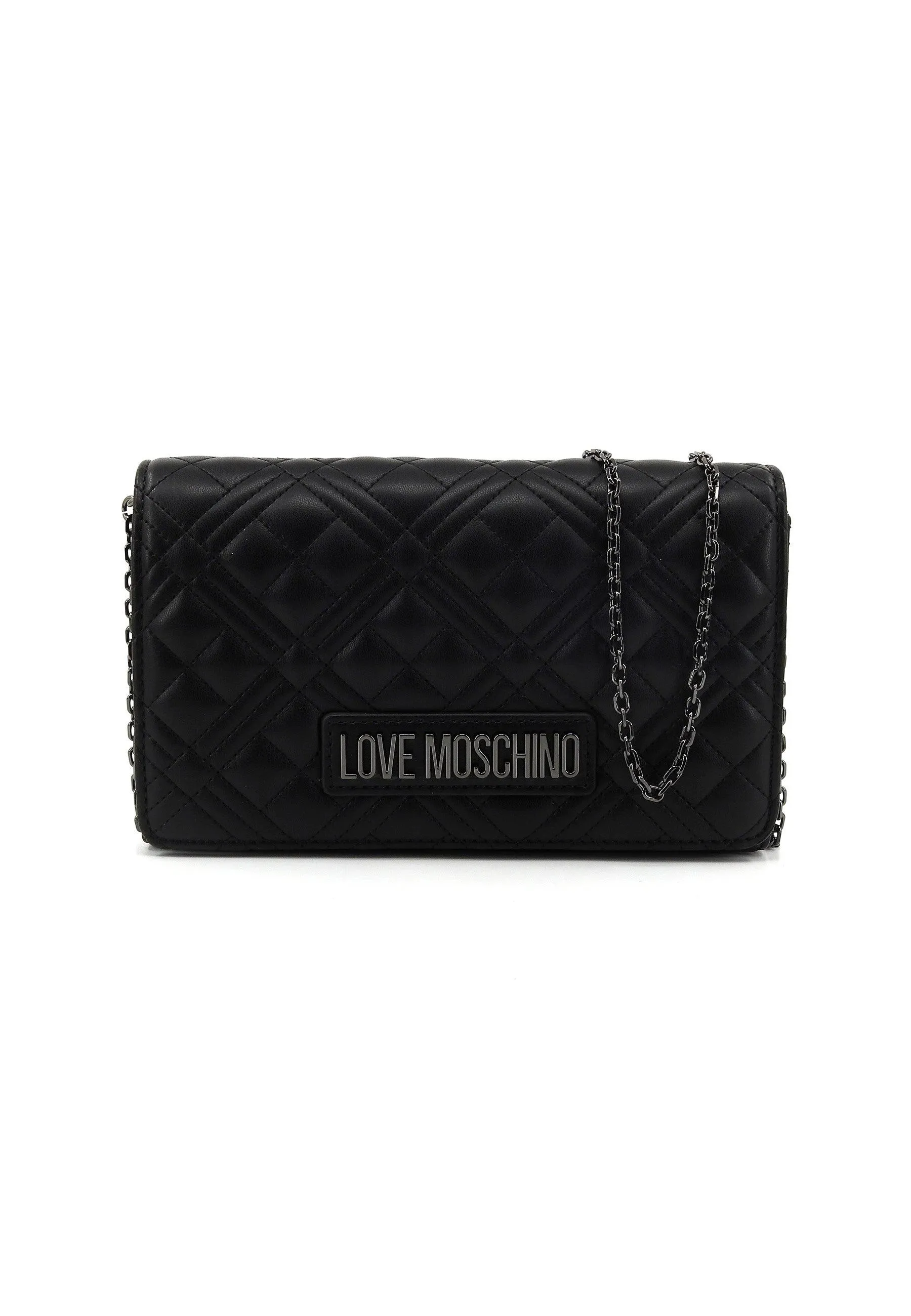 LOVE MOSCHINO Borsa Tracolla Nero Metal JC4079PP1ILA000A