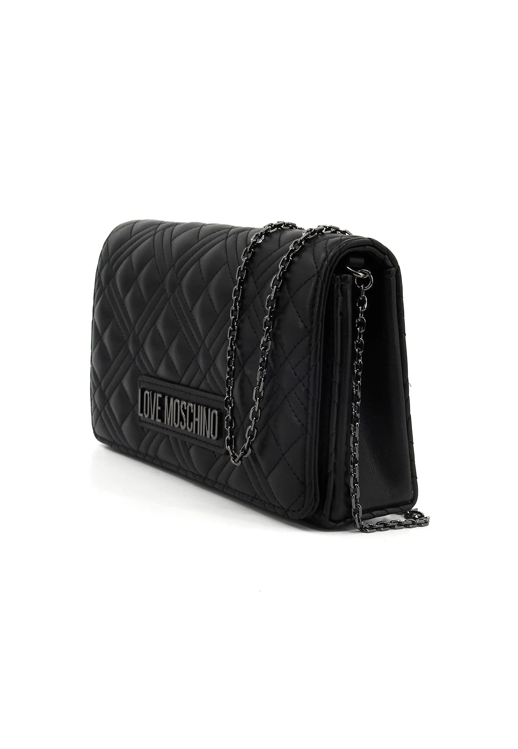 LOVE MOSCHINO Borsa Tracolla Nero Metal JC4079PP1ILA000A