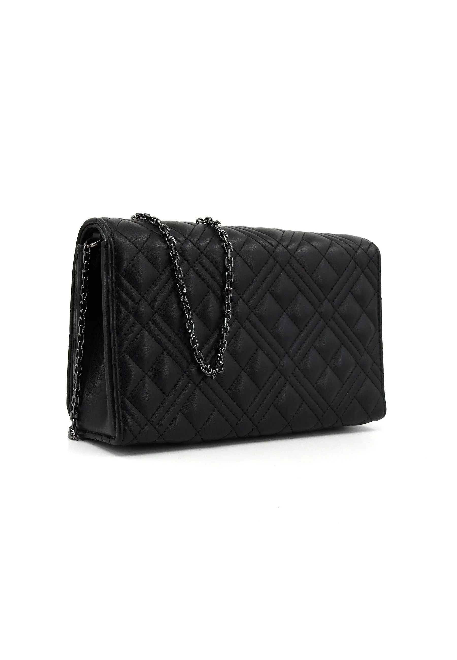 LOVE MOSCHINO Borsa Tracolla Nero Metal JC4079PP1ILA000A