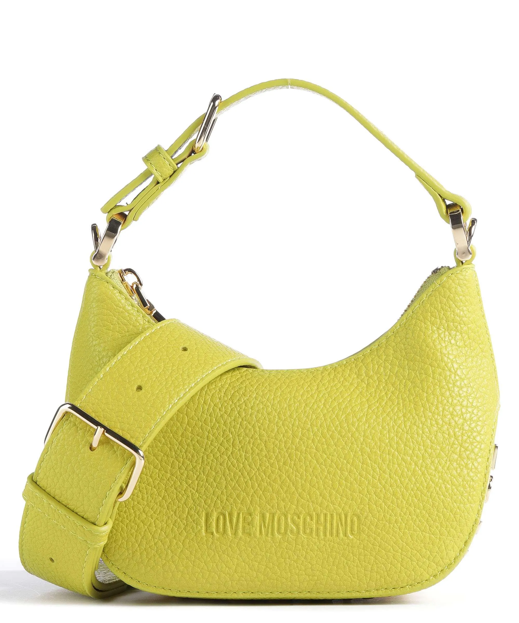  Love Moschino Giant Borsa a spalla pelle sintetica verde chiaro  