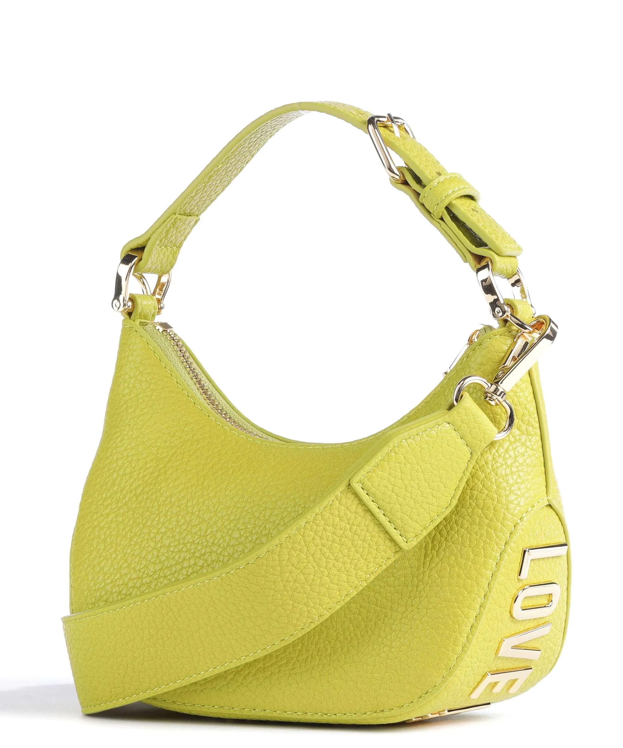  Love Moschino Giant Borsa a spalla pelle sintetica verde chiaro  