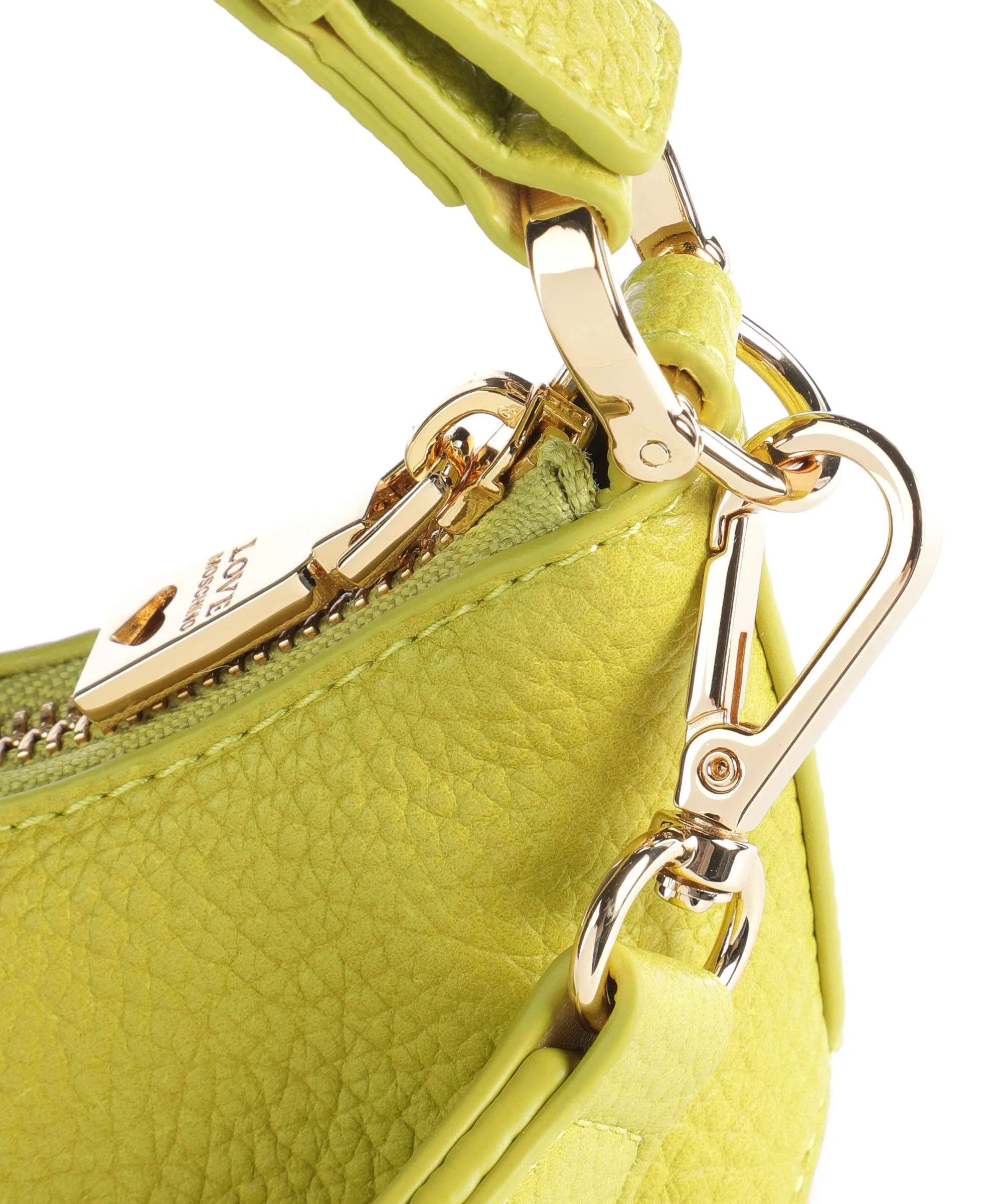  Love Moschino Giant Borsa a spalla pelle sintetica verde chiaro  