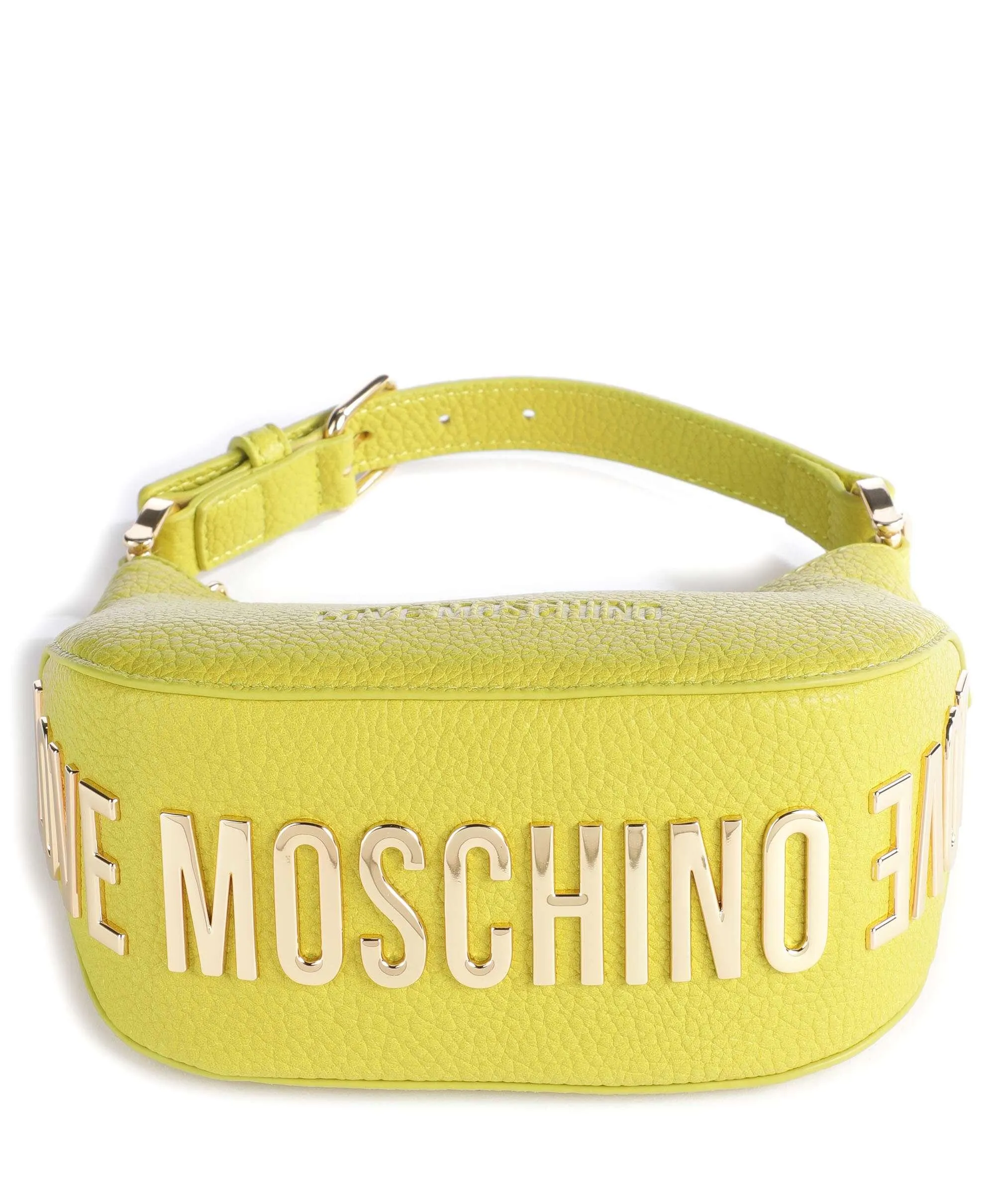  Love Moschino Giant Borsa a spalla pelle sintetica verde chiaro  