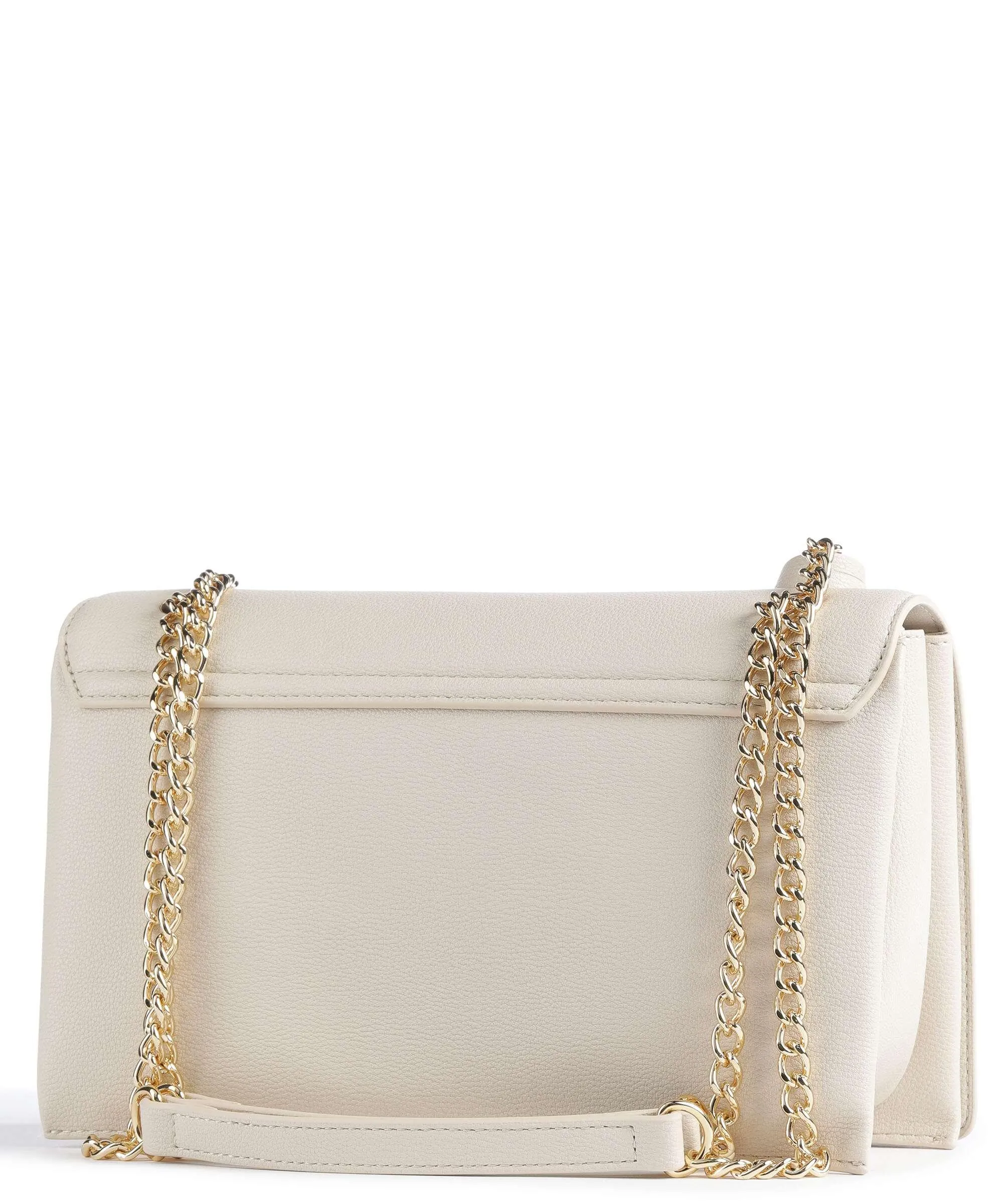  Love Moschino Love Lettering Borsa a spalla pelle sintetica avorio  