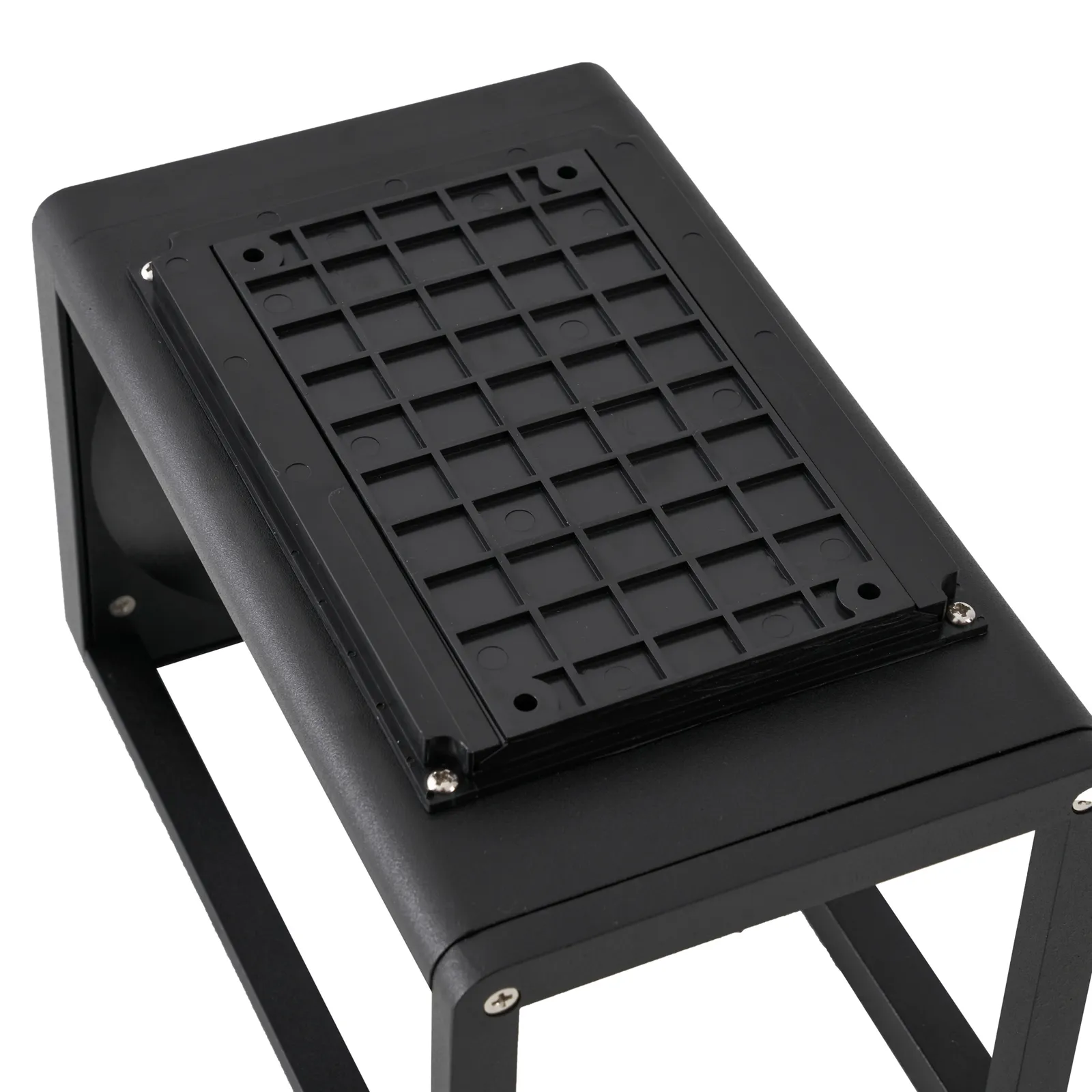 Lucande Applique a LED Tilena, nero, alluminio, sensore
