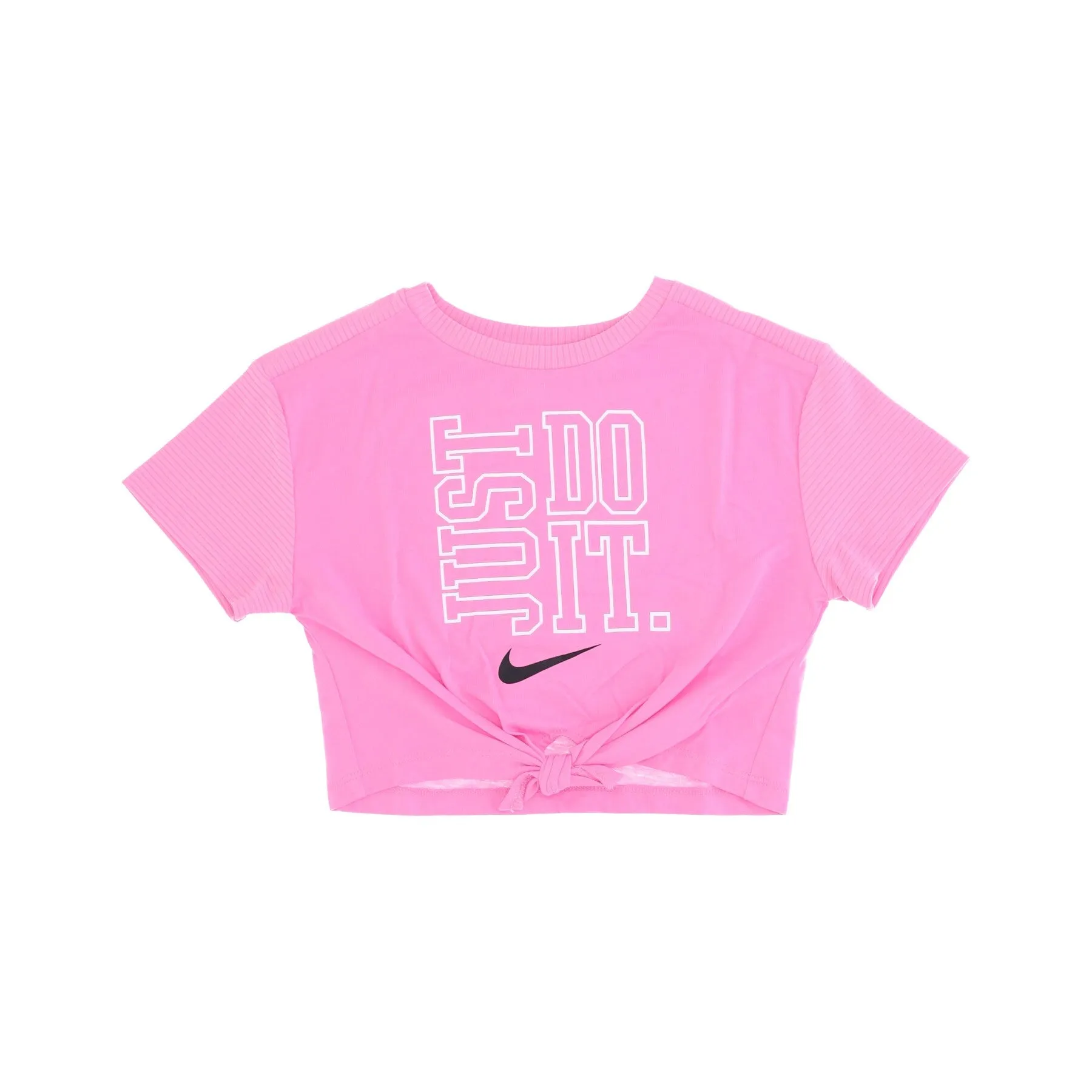 Maglietta Bambina Retro Rewind Knot Top Psychic Pink