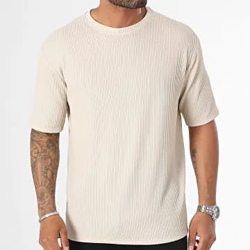 Maglietta con texture YC100 Beige