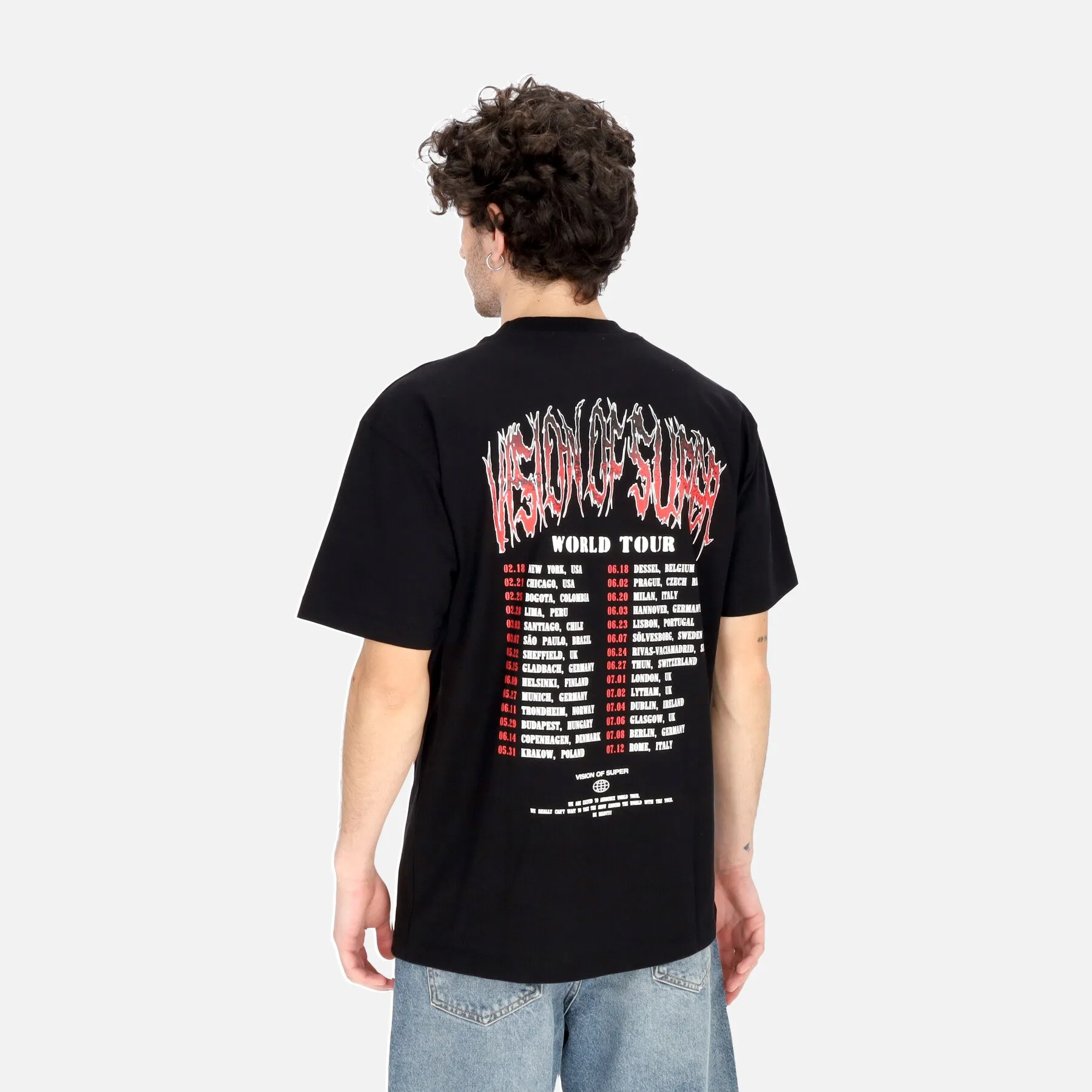 Maglietta Uomo Cobra Mouth Print Tee Black