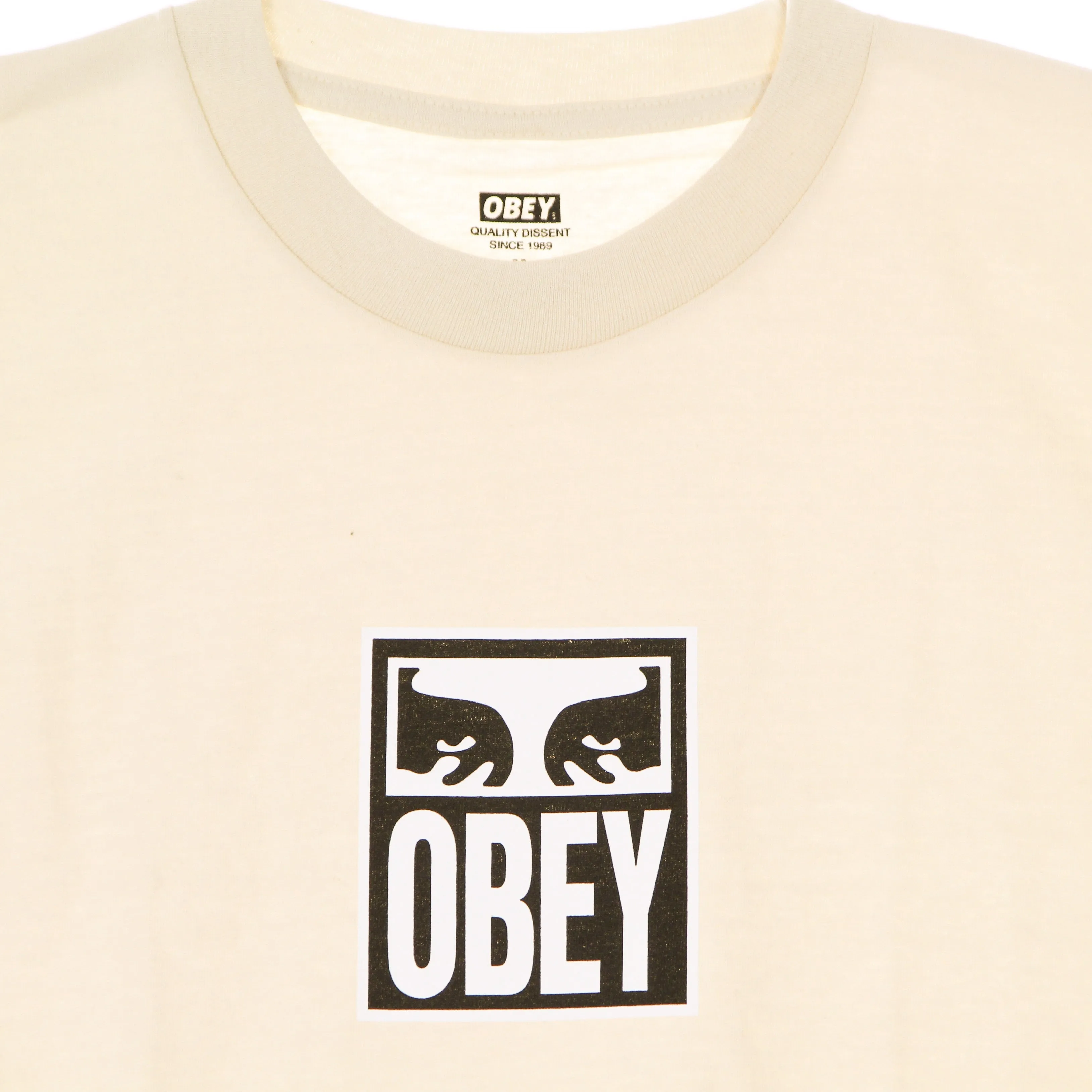 Maglietta Uomo Eyes Icon 3 Classic Tee Cream