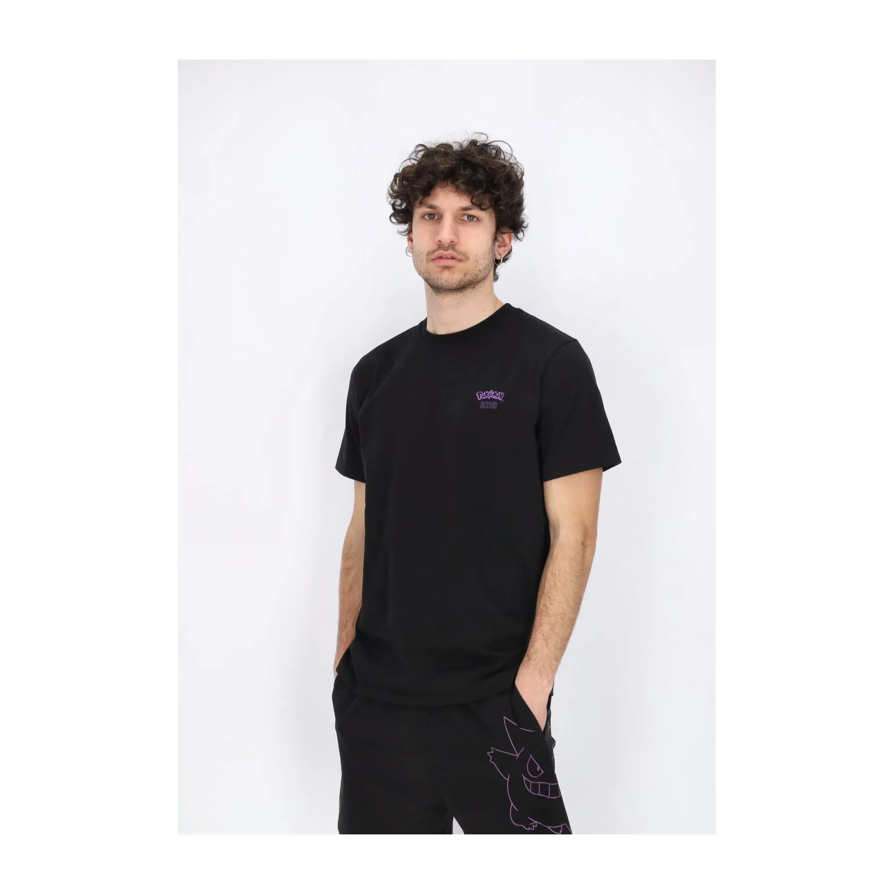 Maglietta Uomo Gastly Evolution Tee X Pokemon Black