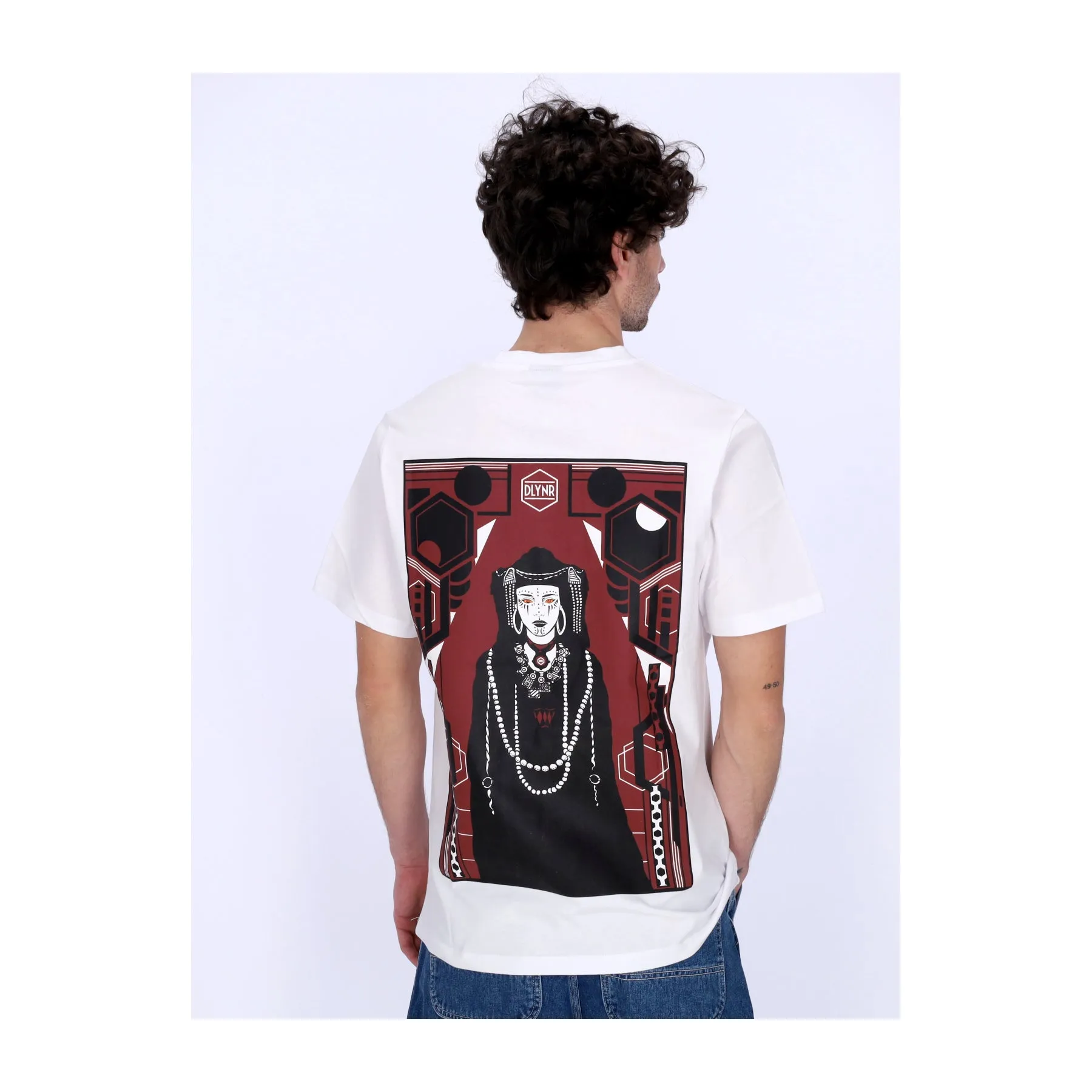 Maglietta Uomo Tuareg Poster Tee White
