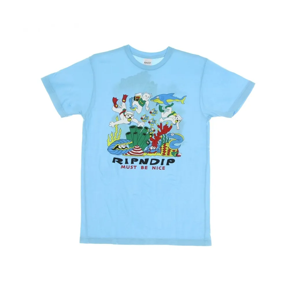 MAGLIETTA UOMO UNDER THE SEA TEE BABY BLUE