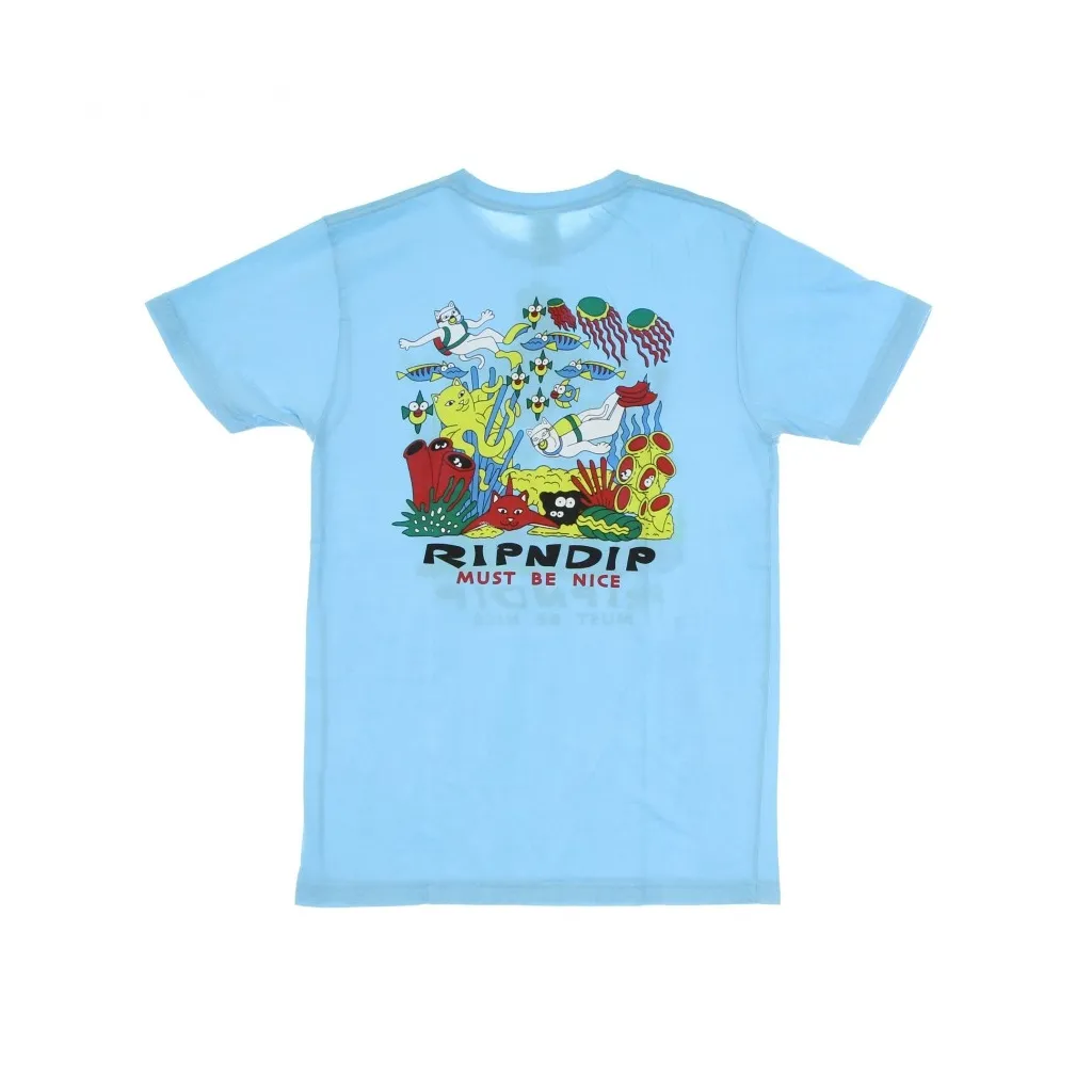 MAGLIETTA UOMO UNDER THE SEA TEE BABY BLUE