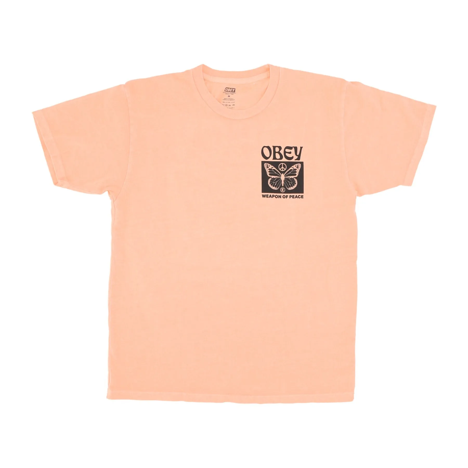Maglietta Uomo Weapon Of Peace Pigment Classic Tee Pigment Peach Parfait