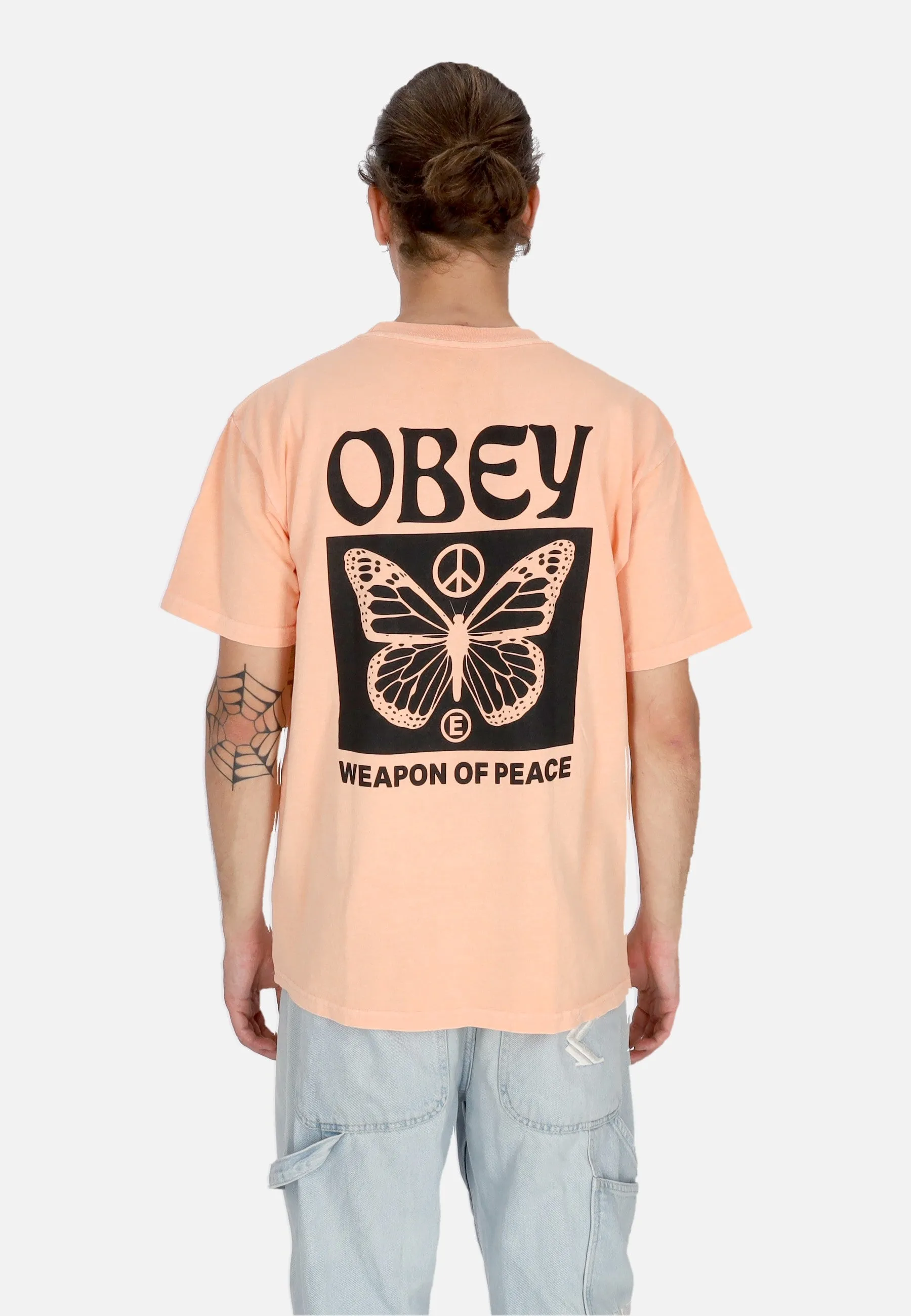 Maglietta Uomo Weapon Of Peace Pigment Classic Tee Pigment Peach Parfait