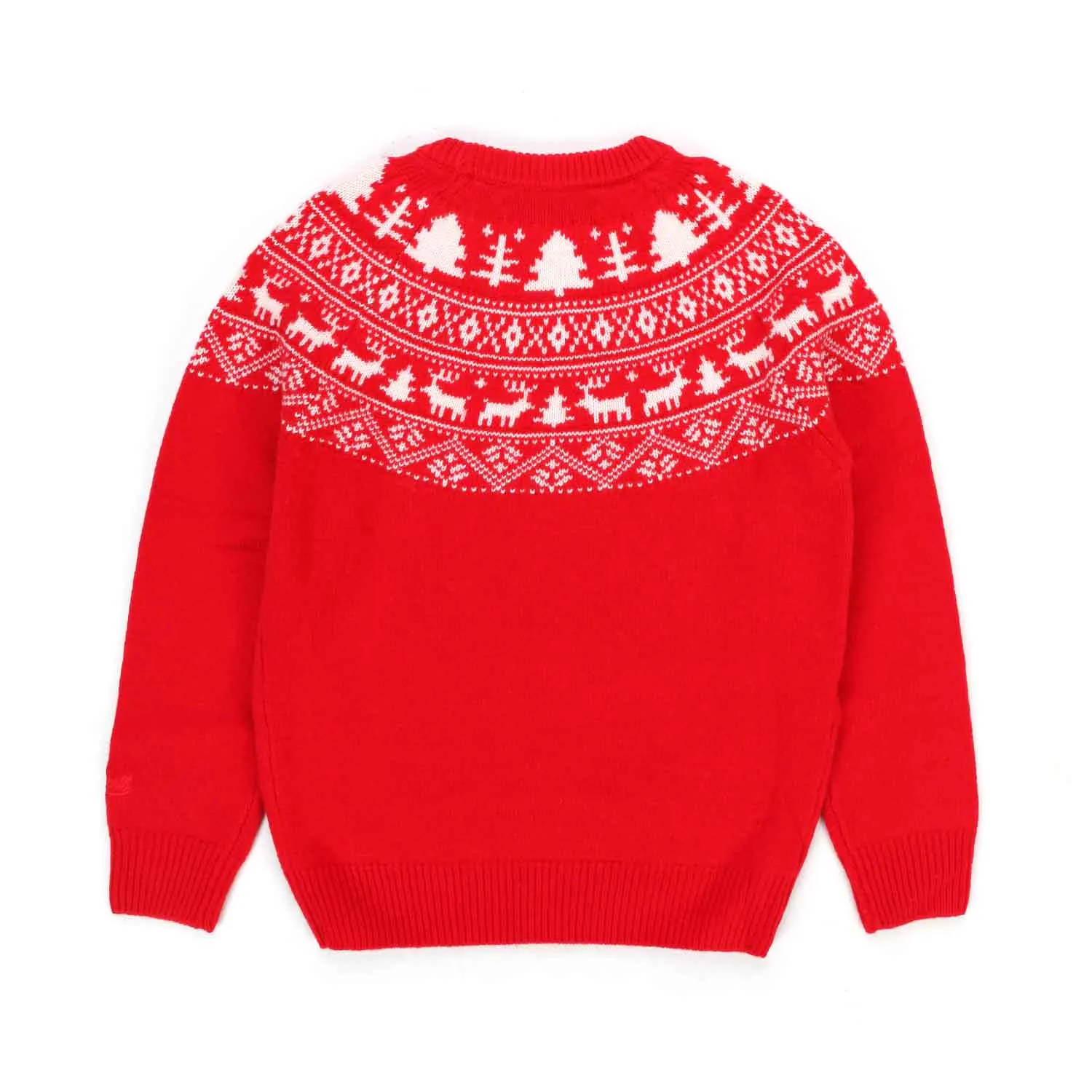 Maglione Natalizio Rosso Bambina E Teen