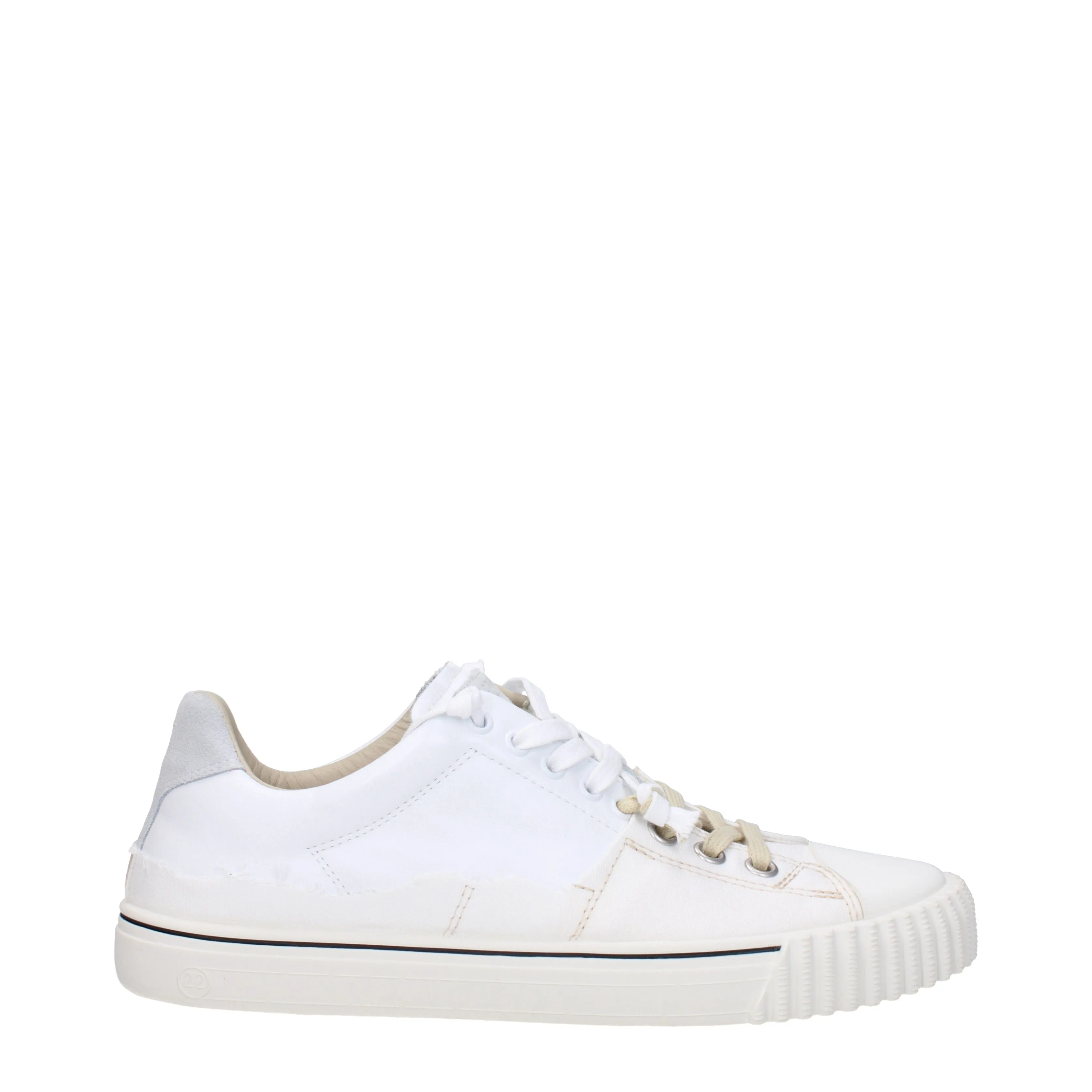 Maison Margiela Sneakers Uomo Tessuto Bianco