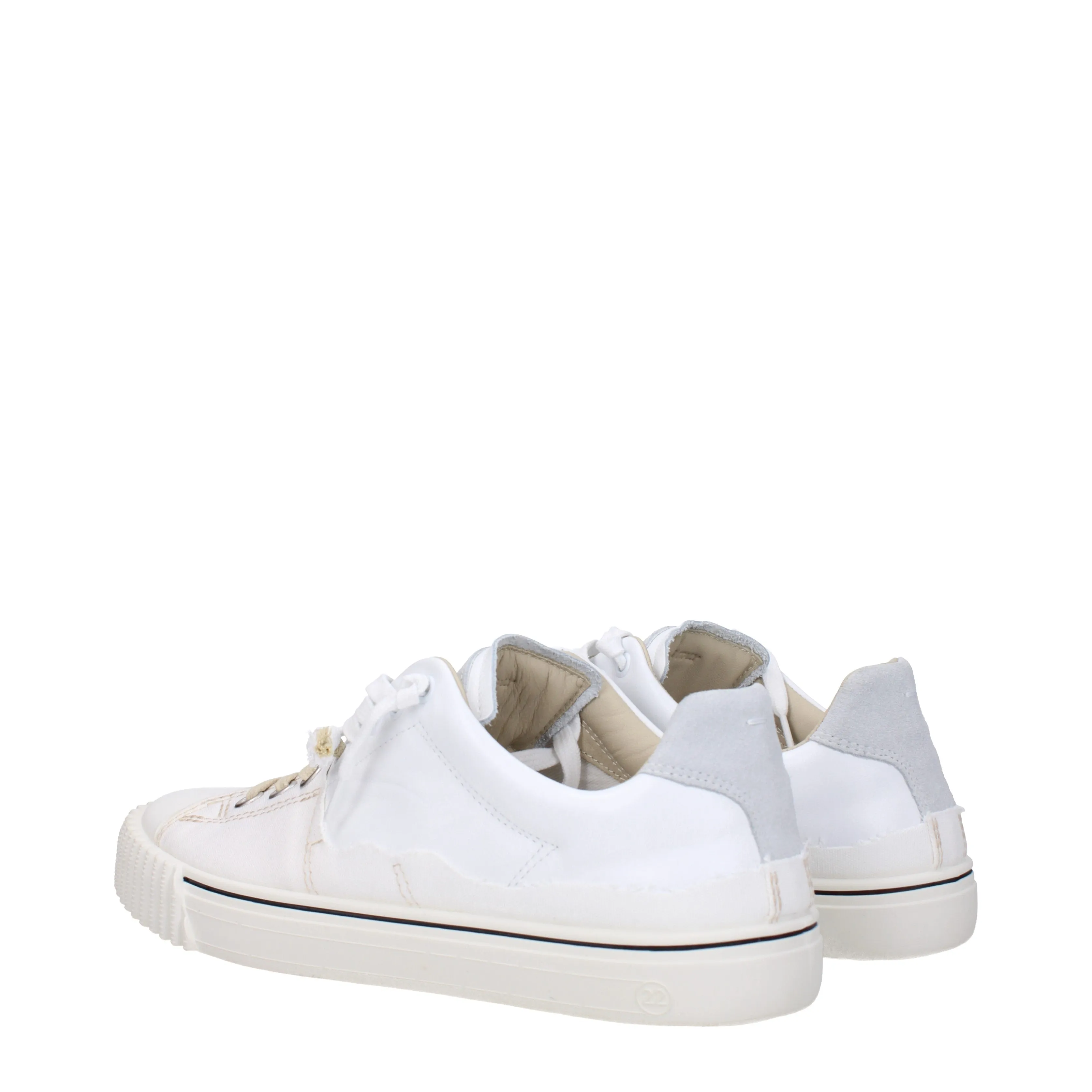 Maison Margiela Sneakers Uomo Tessuto Bianco
