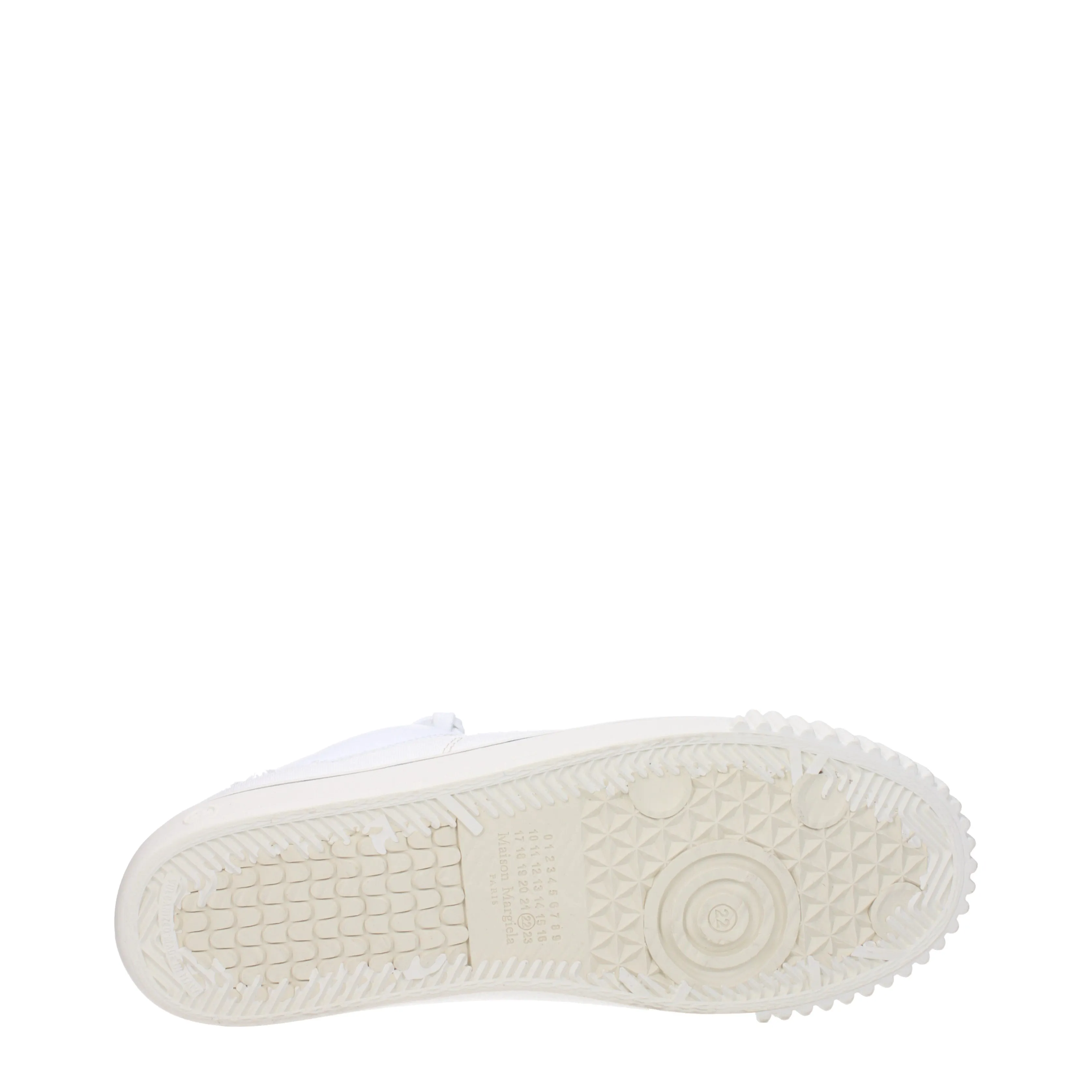Maison Margiela Sneakers Uomo Tessuto Bianco