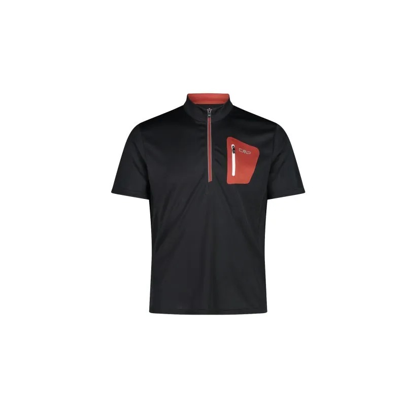 Man Free Bike T-Shirt Ciclismo Uomo Antracite Rust