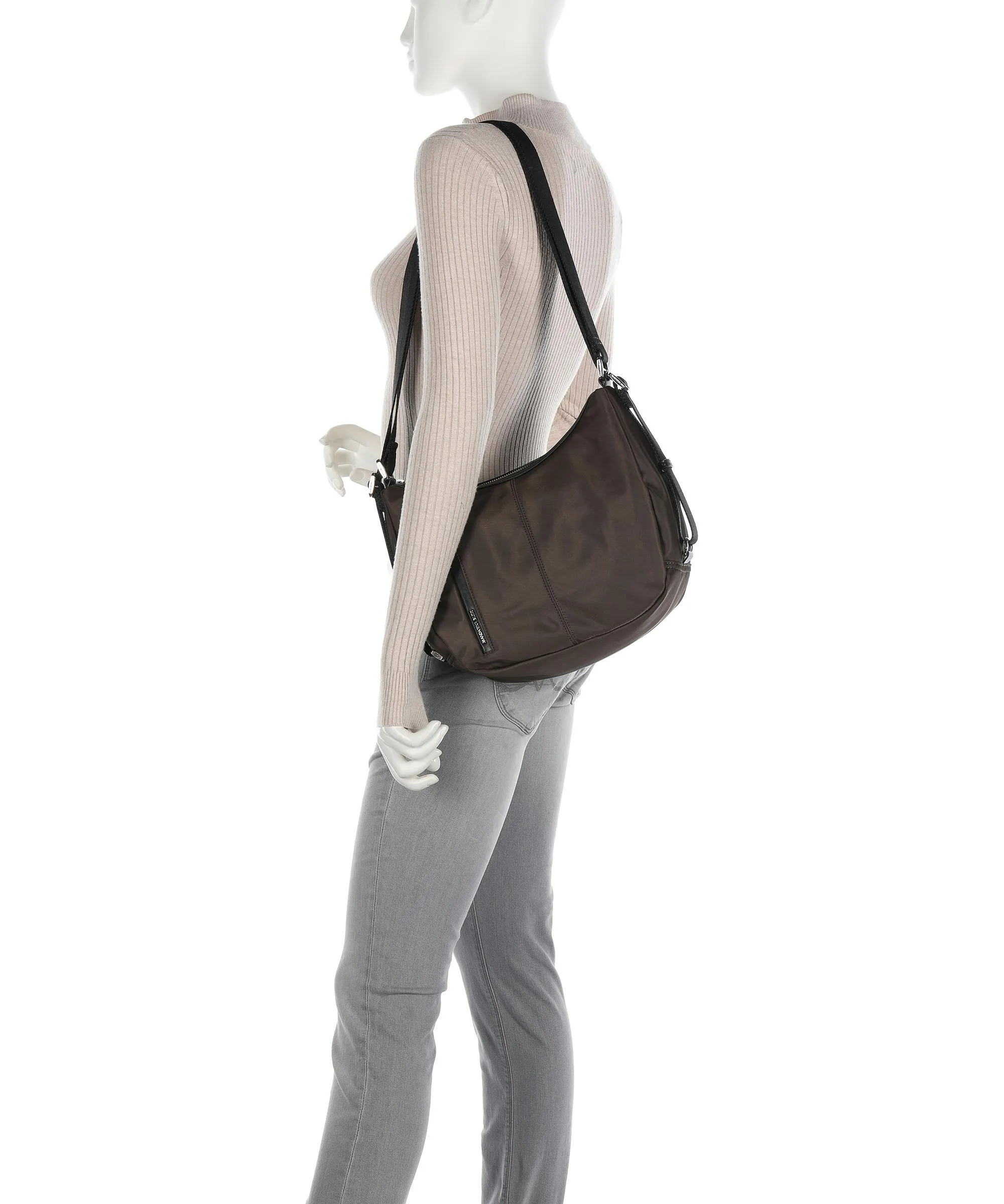  Mandarina Duck Hunter Borsa a tracolla nylon marrone scuro  