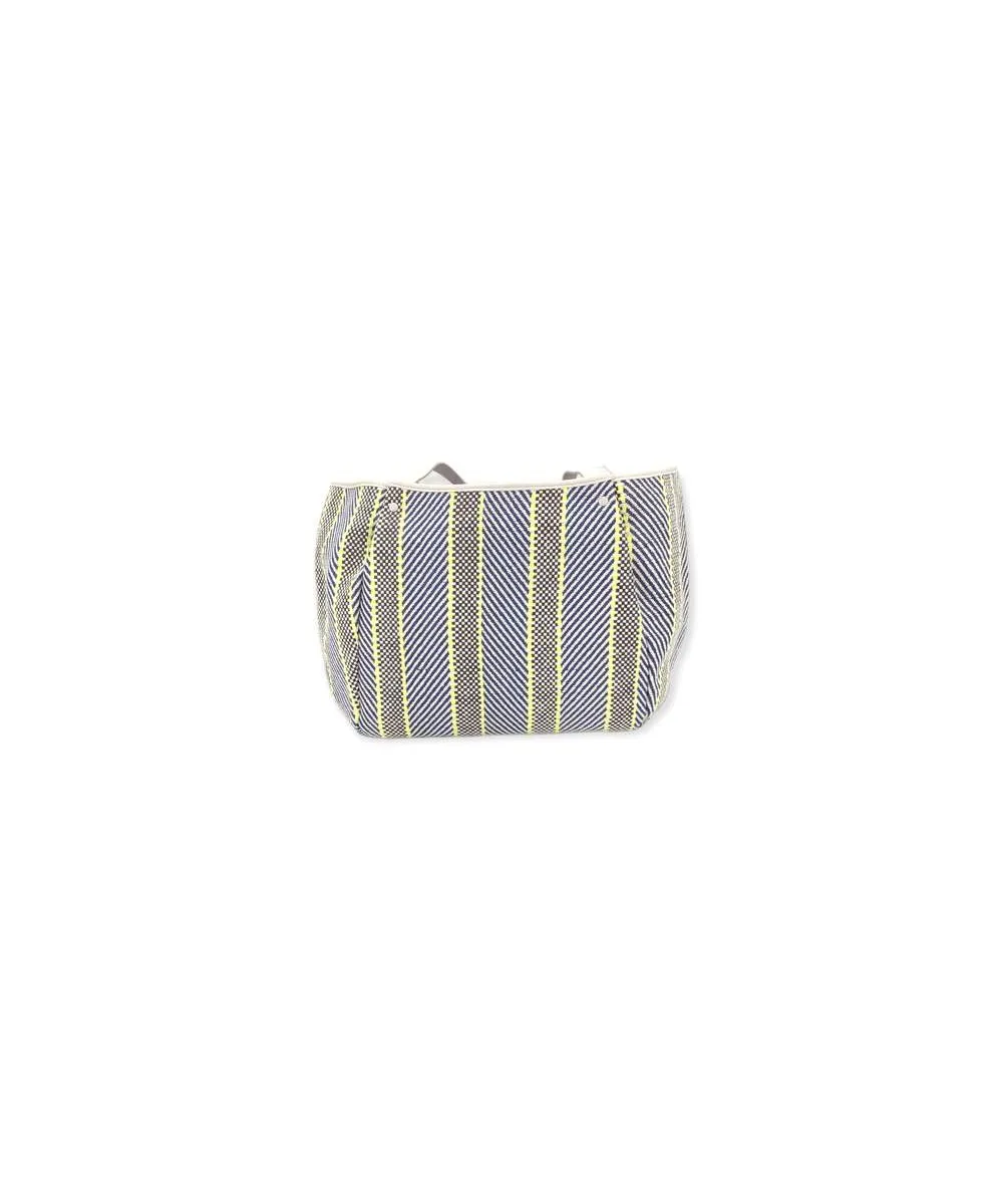 Marella Gully borsa shopper grande, canvas giallo nero