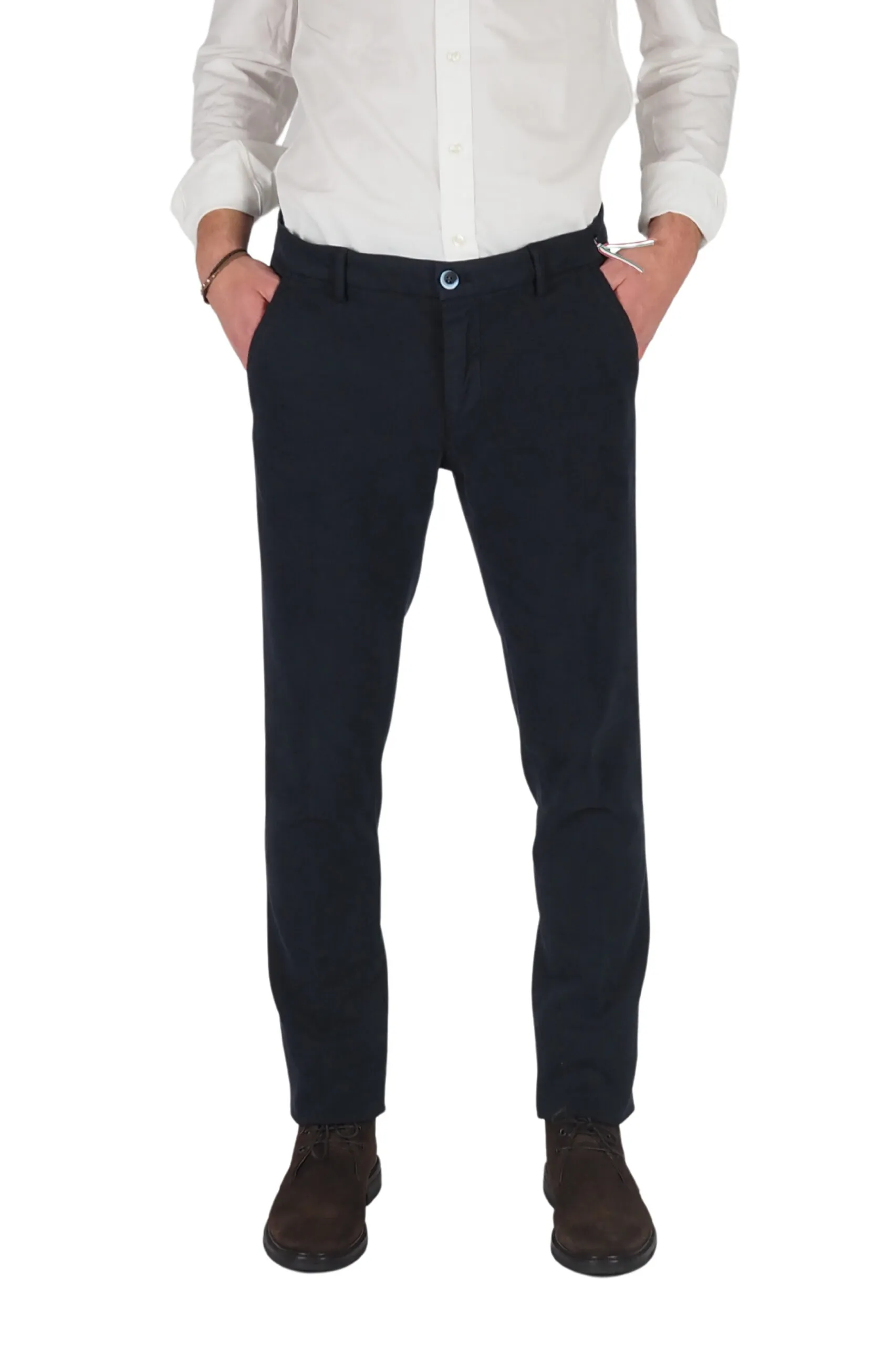 Mason’s pantaloni blu uomo extra slim