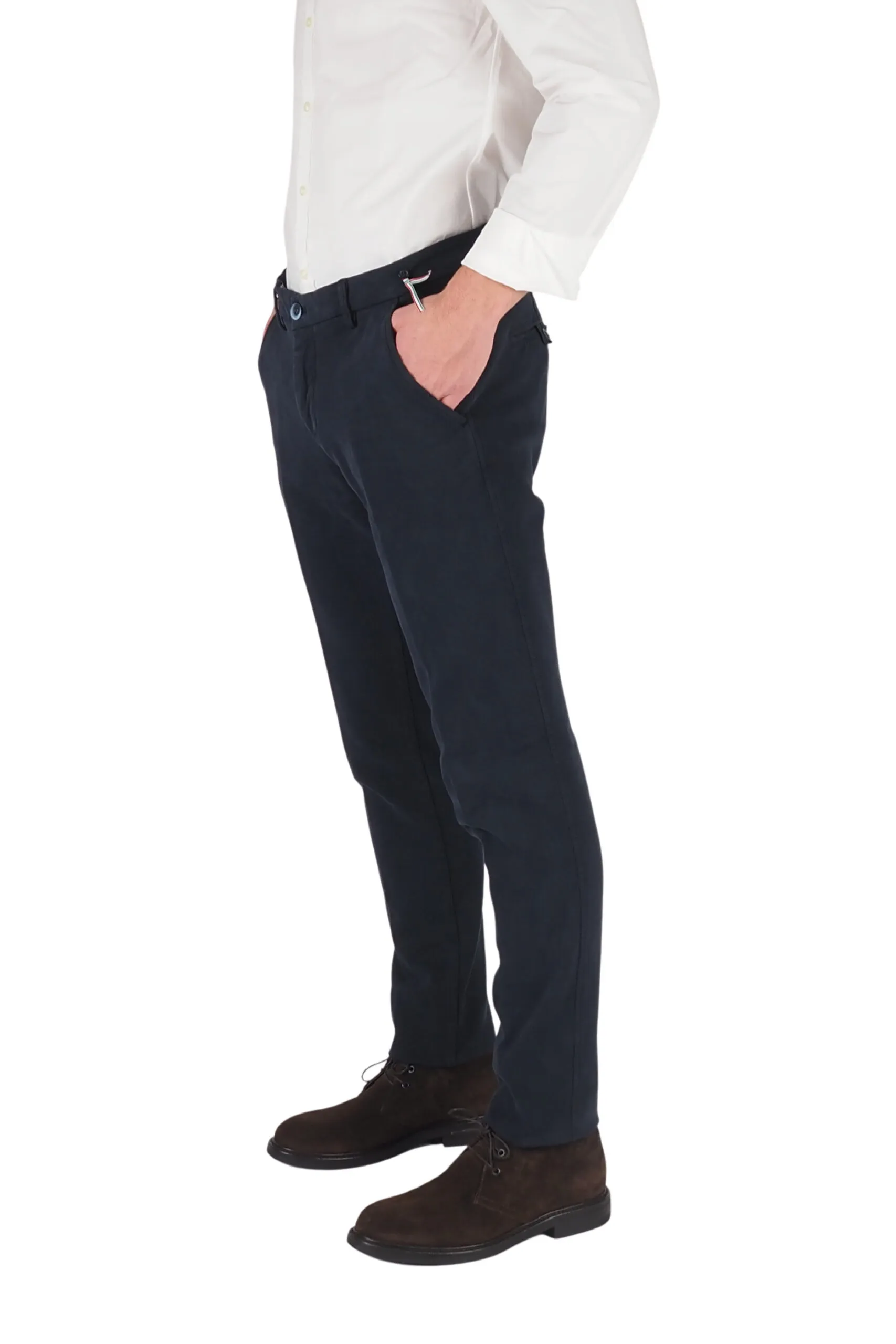 Mason’s pantaloni blu uomo extra slim