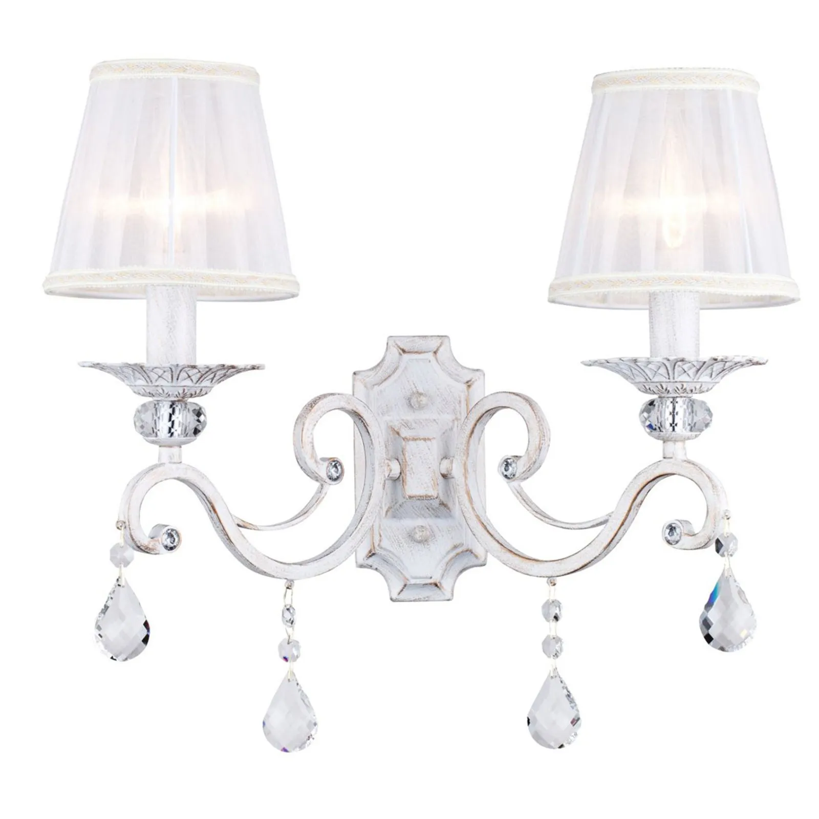 Maytoni Grace applique, bianco, a 2 luci
