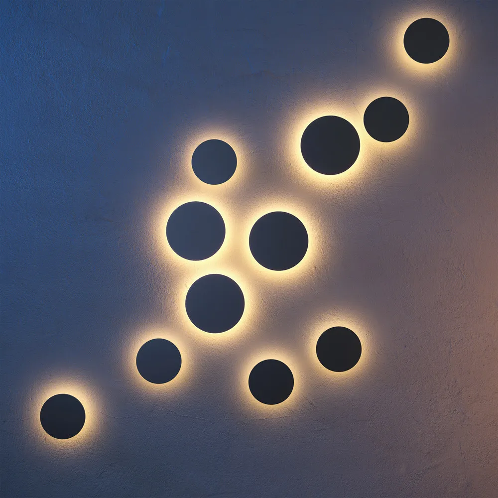 Maytoni  Lampada da parete per esterno a led con struttura in alluminio grande Wald - 12W - 3000k Luce Calda