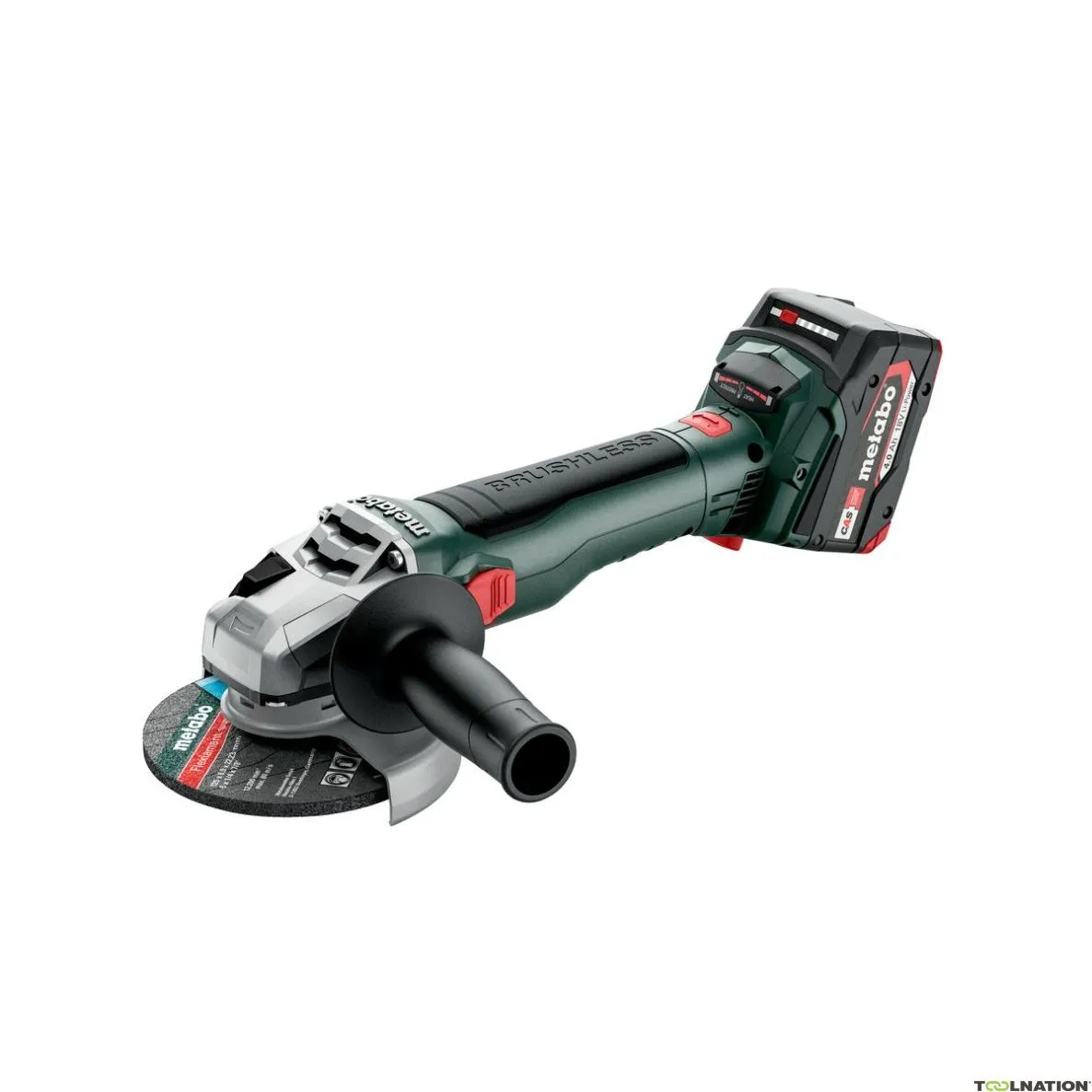 Metabo 613052510 W 18 LT BL 11-125 Smerigliatrice a batteria 18 Volt 4,0 Ah Li-ion