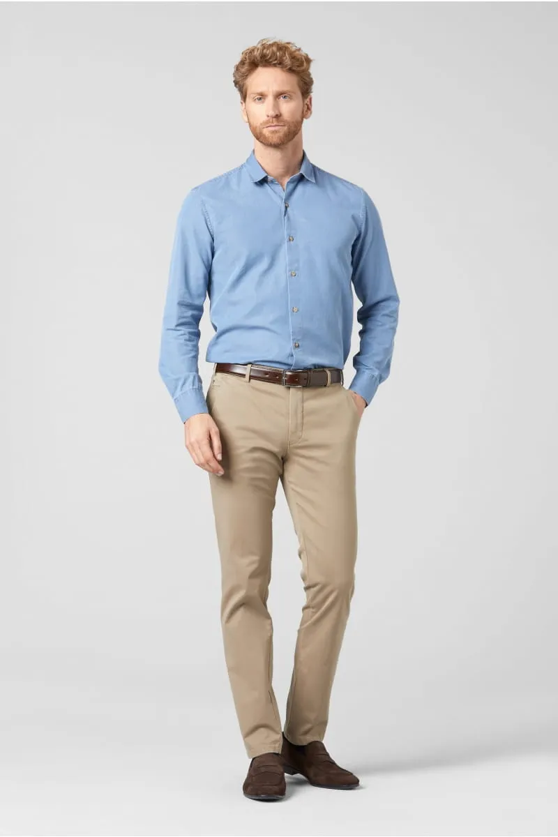 Meyer trousers in cotton pima stretch modern fit