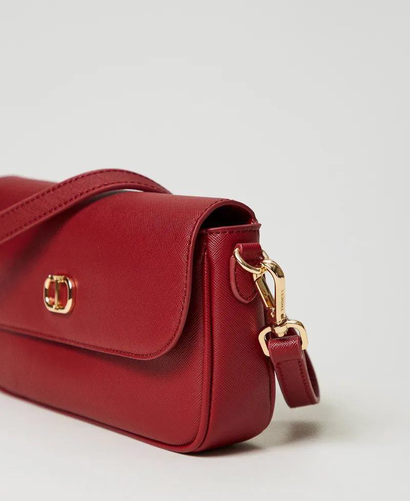 Mini borsa a spalla con Oval T