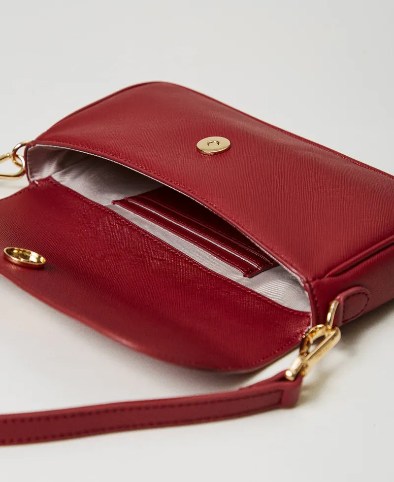 Mini borsa a spalla con Oval T
