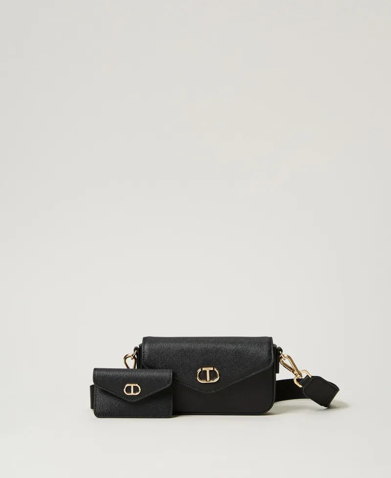 Mini borsa a tracolla con portacarte