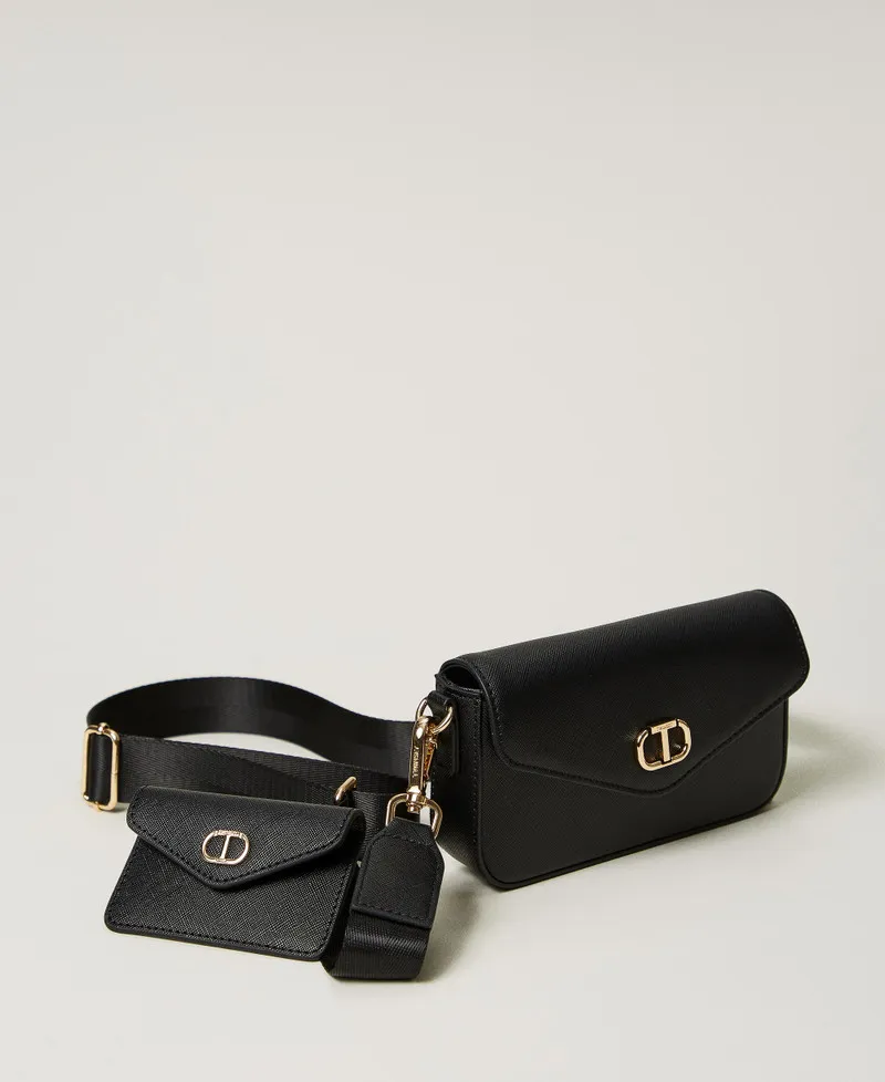 Mini borsa a tracolla con portacarte