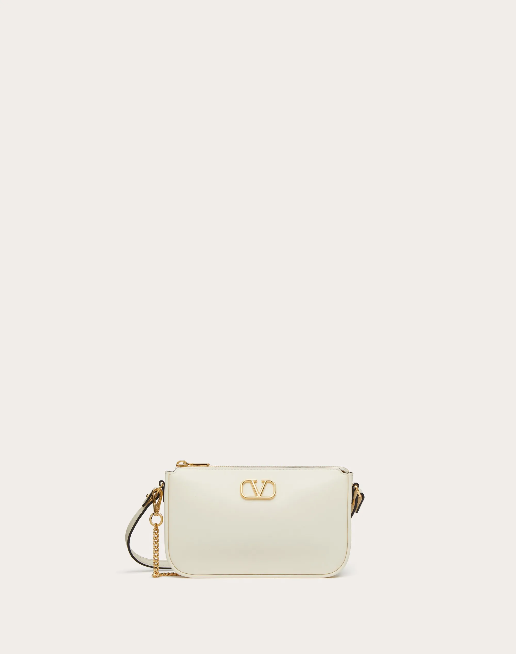 MINI BORSA CON TRACOLLA VLOGO SIGNATURE IN VITELLO