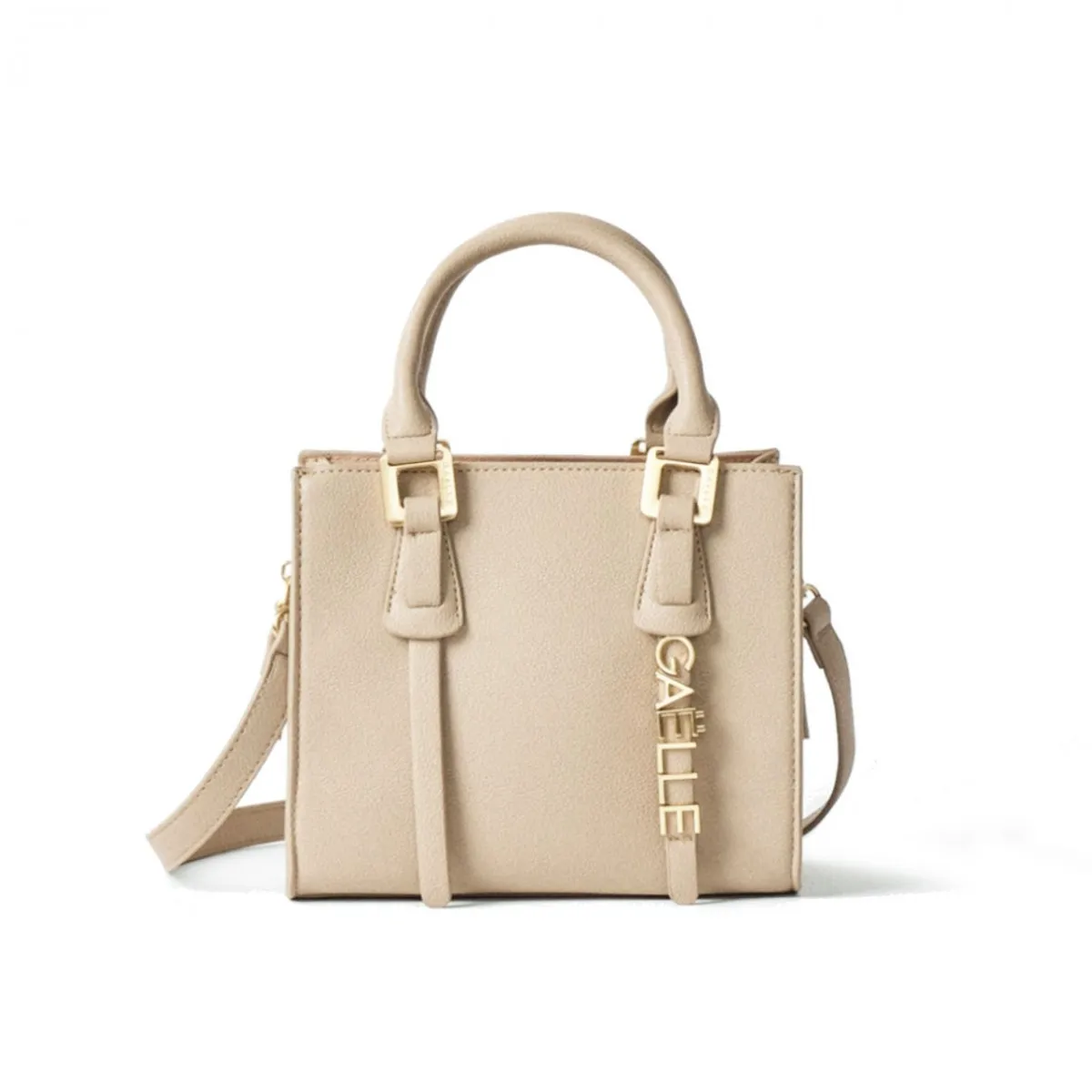 Mini Shopper Ecopelle Con Logo Passante E Foulard