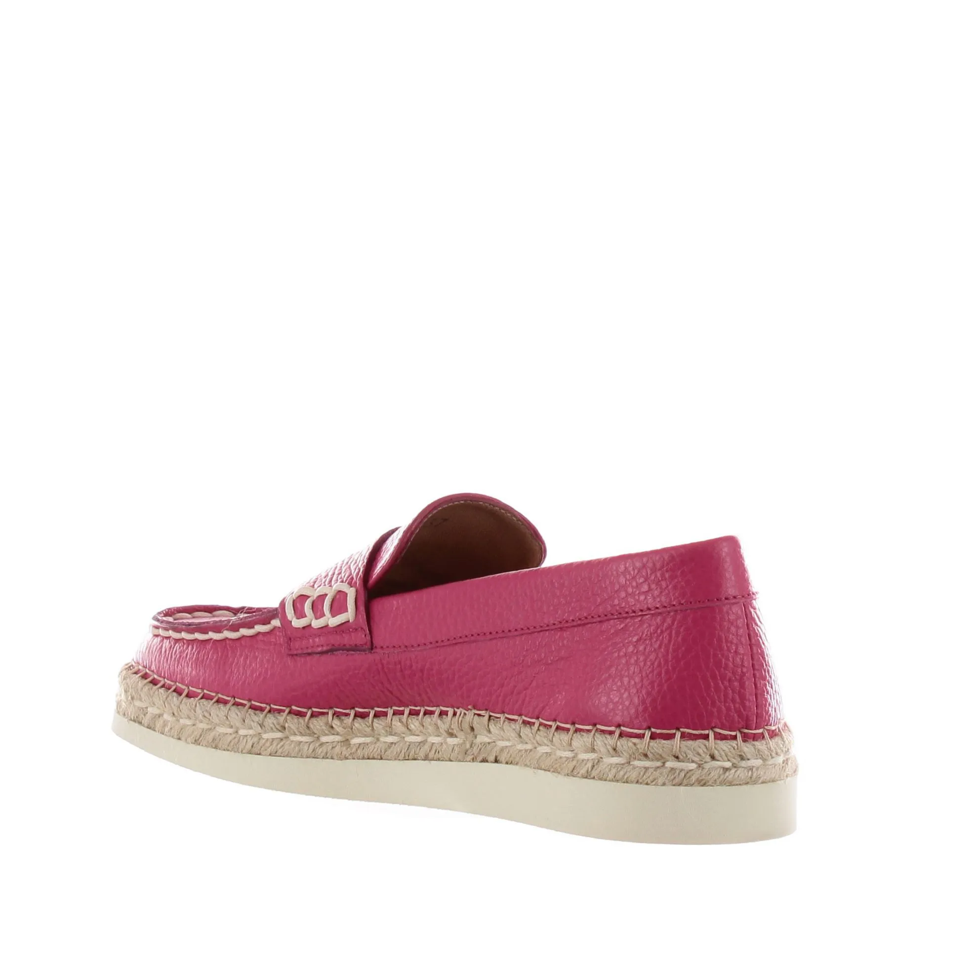 Mocassino con mascherina in pelle