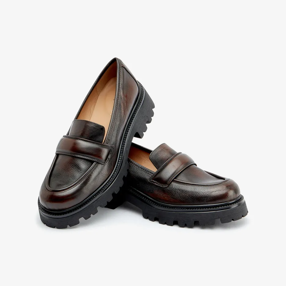 Mocassino Platform Marrone
