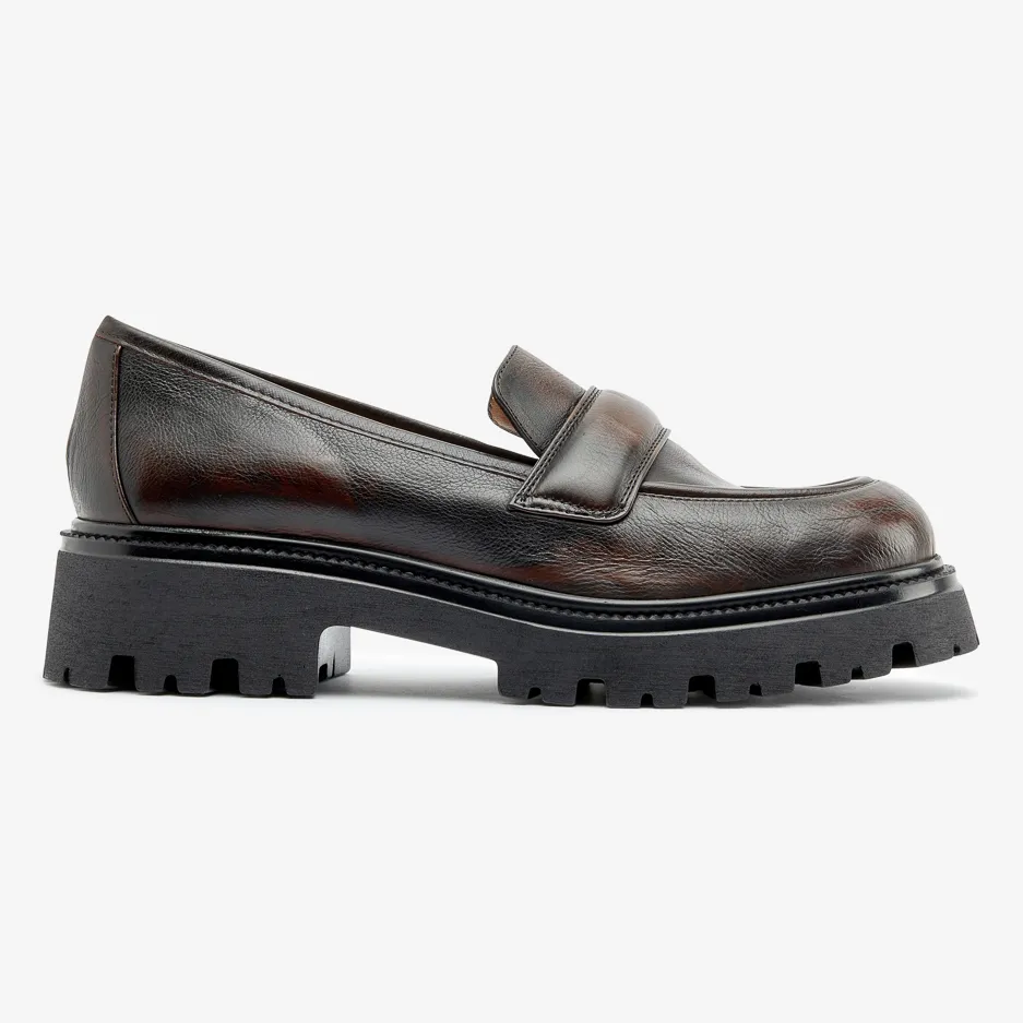 Mocassino Platform Marrone