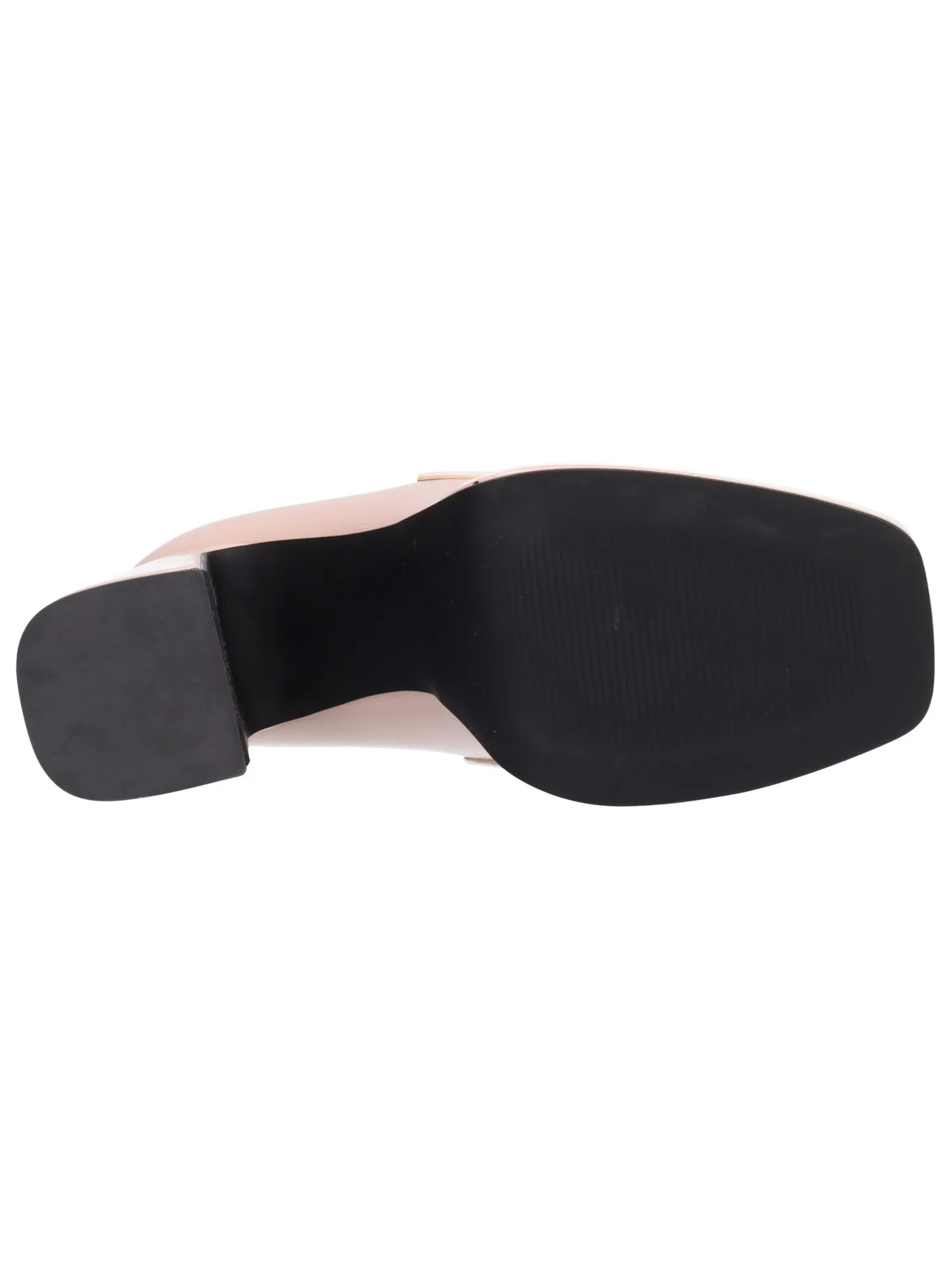 Mocassino tacco largo Liviana da donna nude