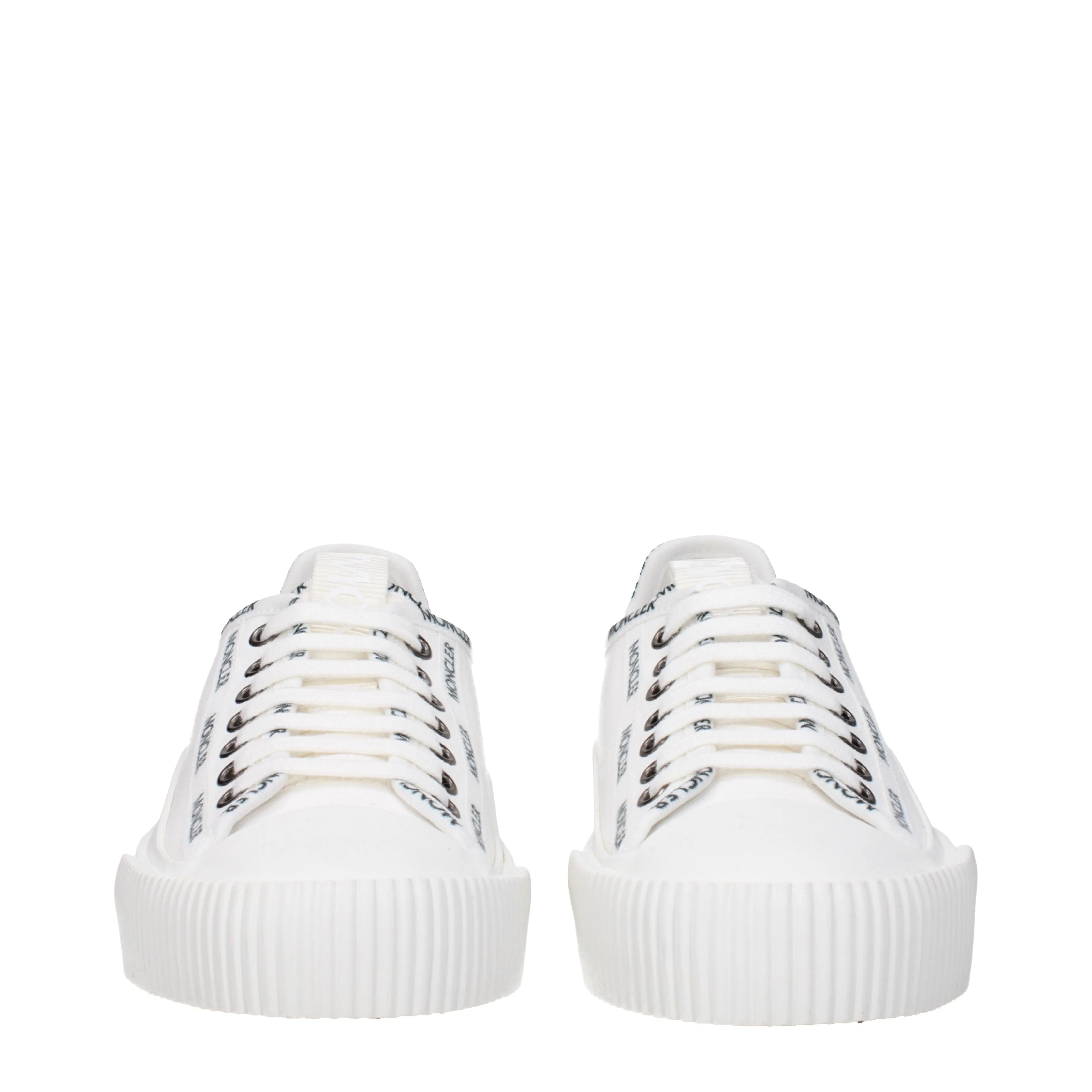 Moncler Sneakers Glissiere Donna Tessuto Bianco