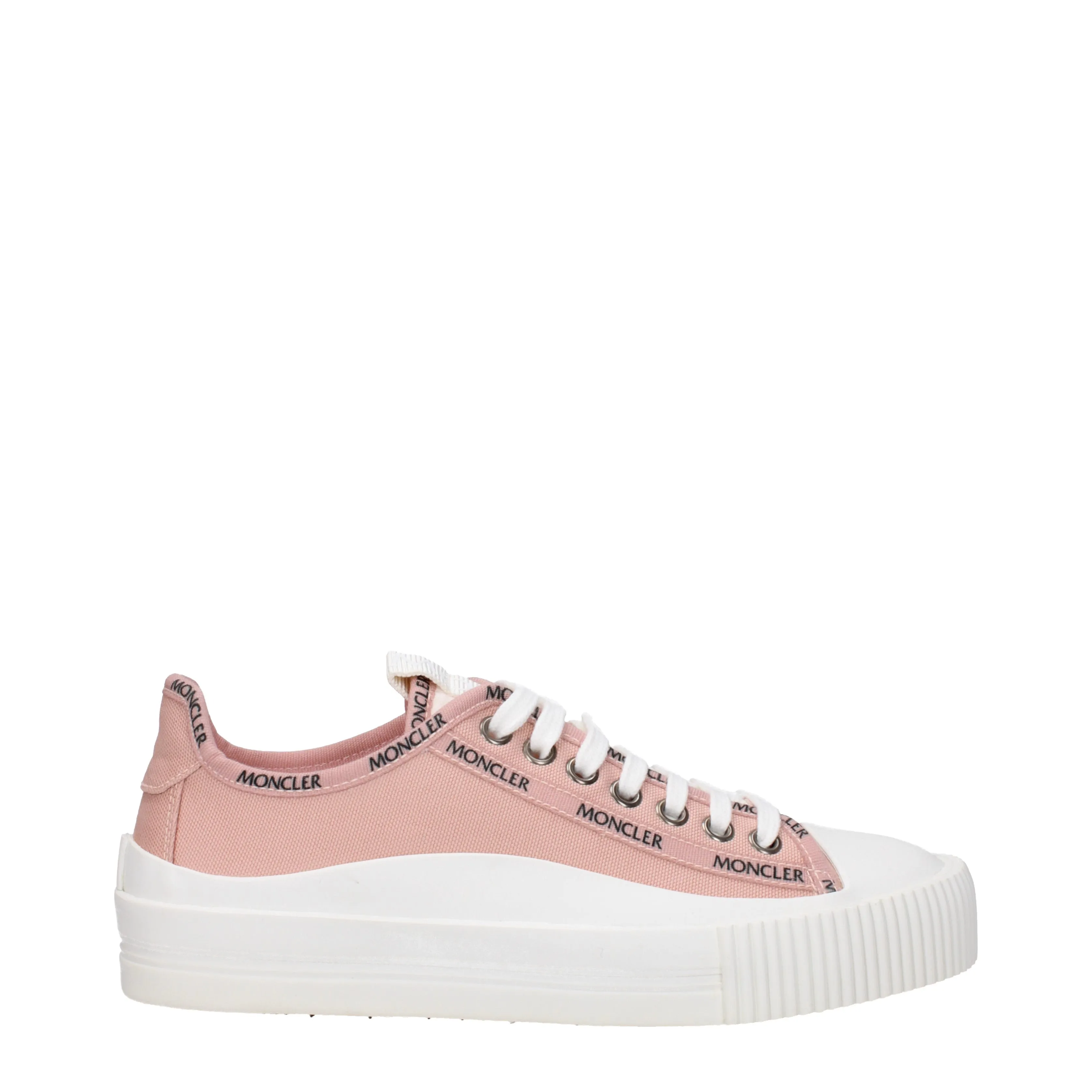 Moncler Sneakers Glissiere Donna Tessuto Rosa