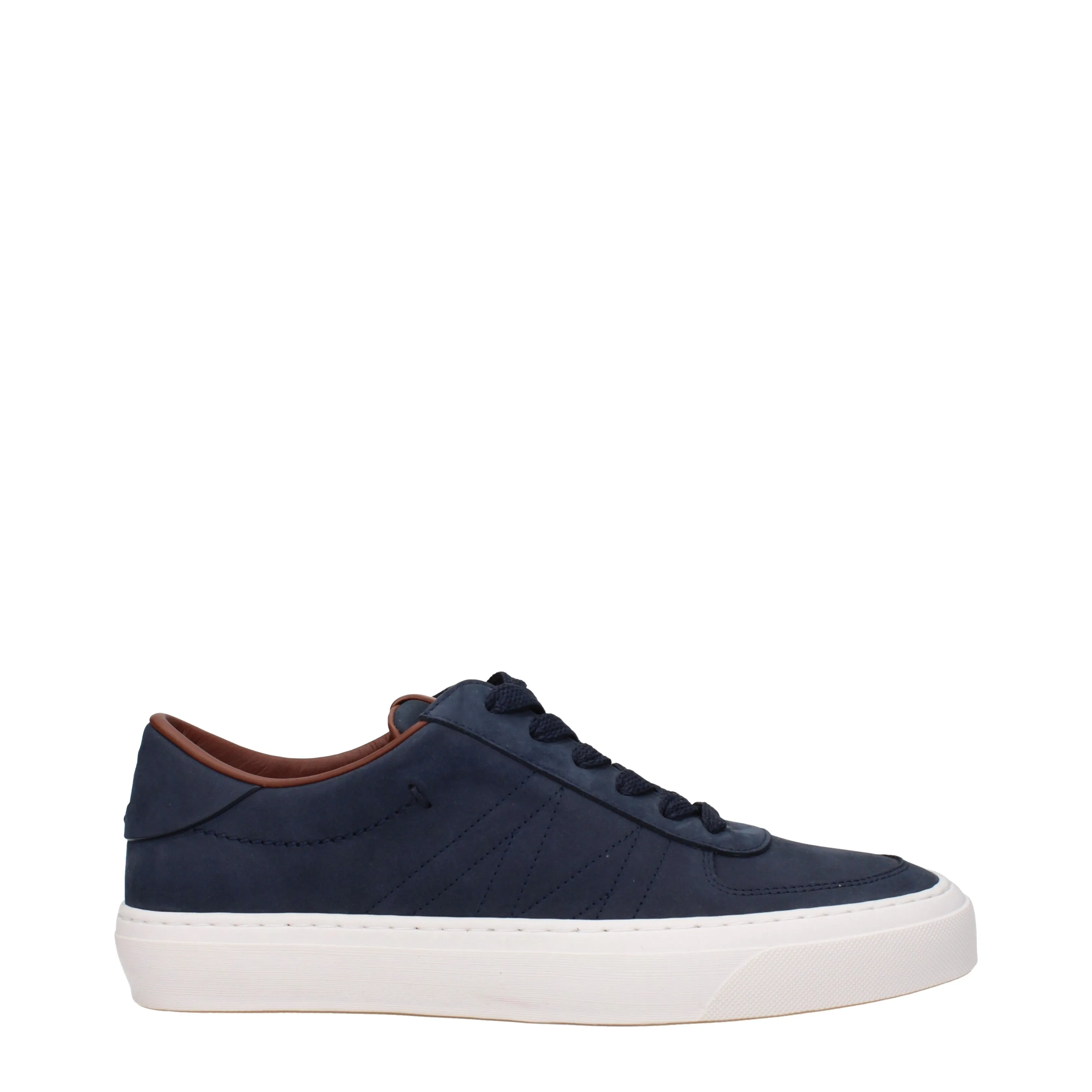 Moncler Sneakers Monclub Uomo Camoscio Blu/Blu Notte