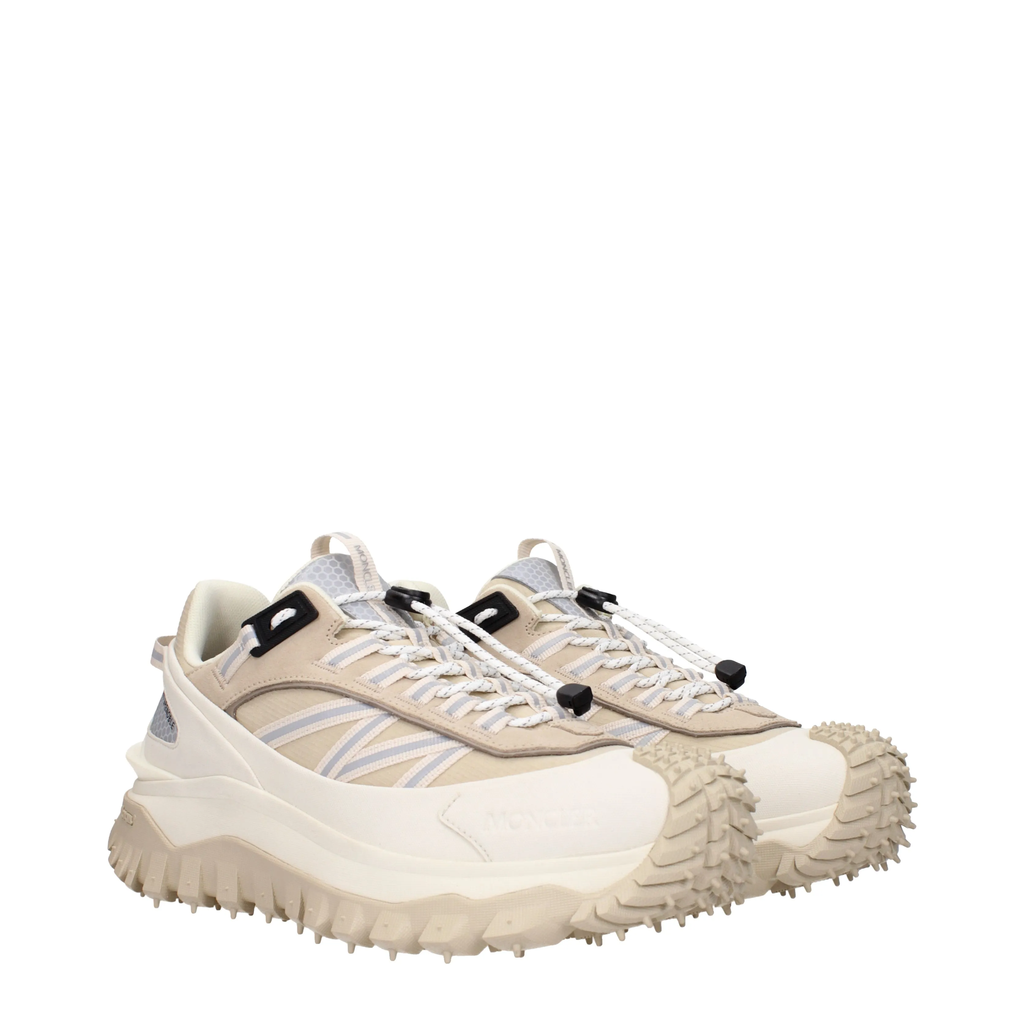 Moncler Sneakers Trailgrip Uomo Tessuto Beige