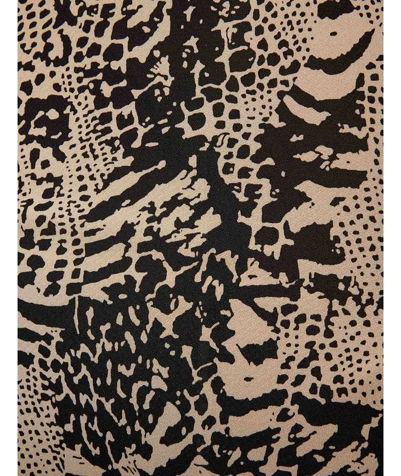 Morgan de toi abito midi animalier